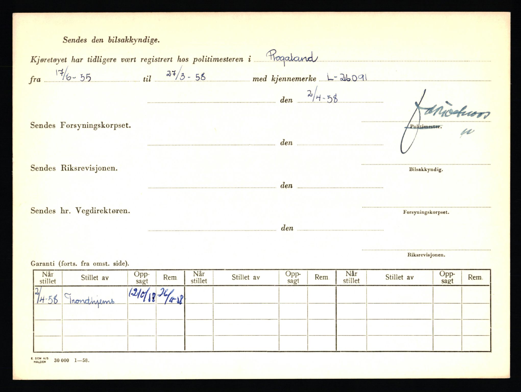 Stavanger trafikkstasjon, AV/SAST-A-101942/0/F/L0005: L-1350 - L-1699, 1930-1971, p. 1134