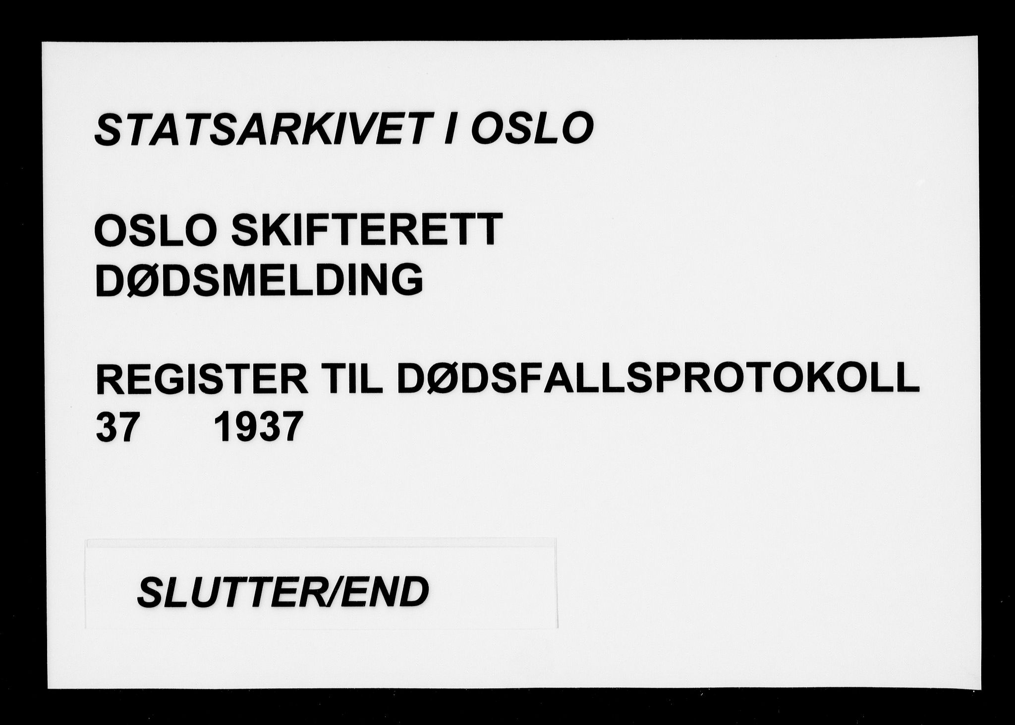 Oslo skifterett, AV/SAO-A-10383/F/Fa/Faa/L0037: Navneregister, 1937