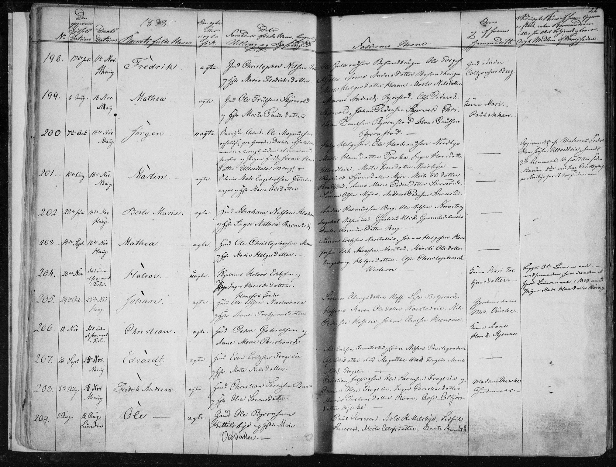 Norderhov kirkebøker, AV/SAKO-A-237/F/Fa/L0010: Parish register (official) no. 10, 1837-1847, p. 22