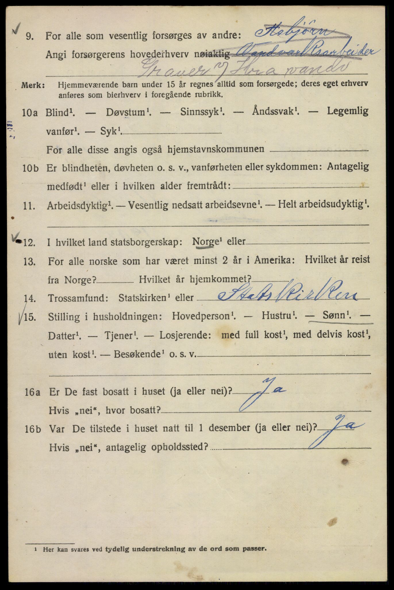 SAO, 1920 census for Kristiania, 1920, p. 539368