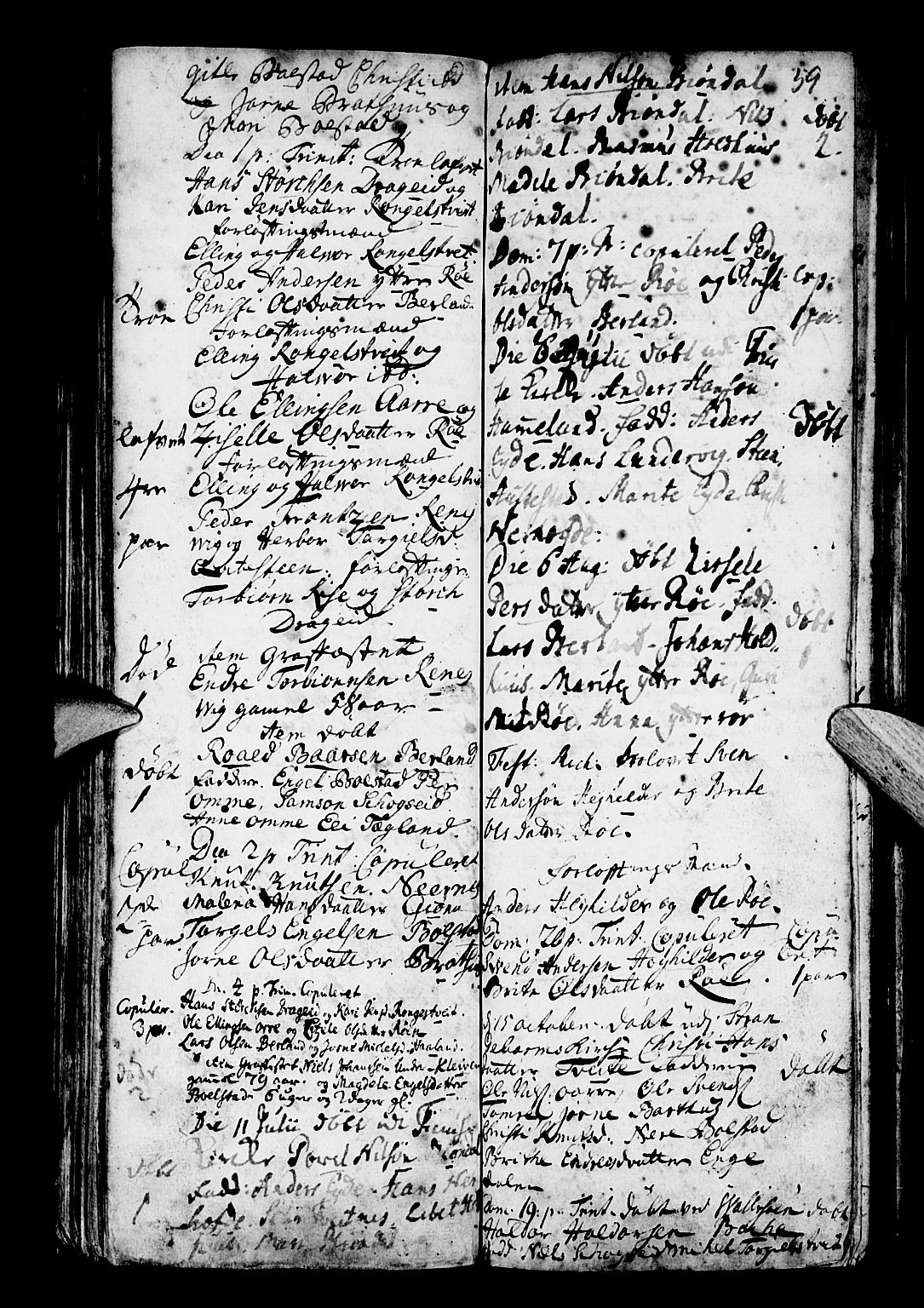 Os sokneprestembete, SAB/A-99929: Parish register (official) no. A 3, 1669-1760, p. 59