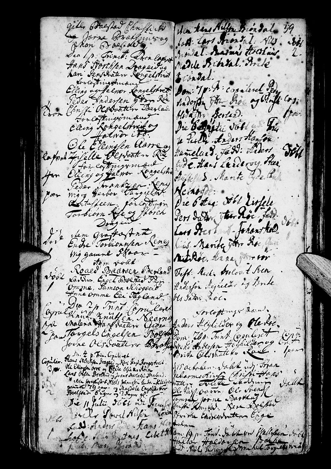 Os sokneprestembete, AV/SAB-A-99929: Parish register (official) no. A 3, 1669-1760, p. 59