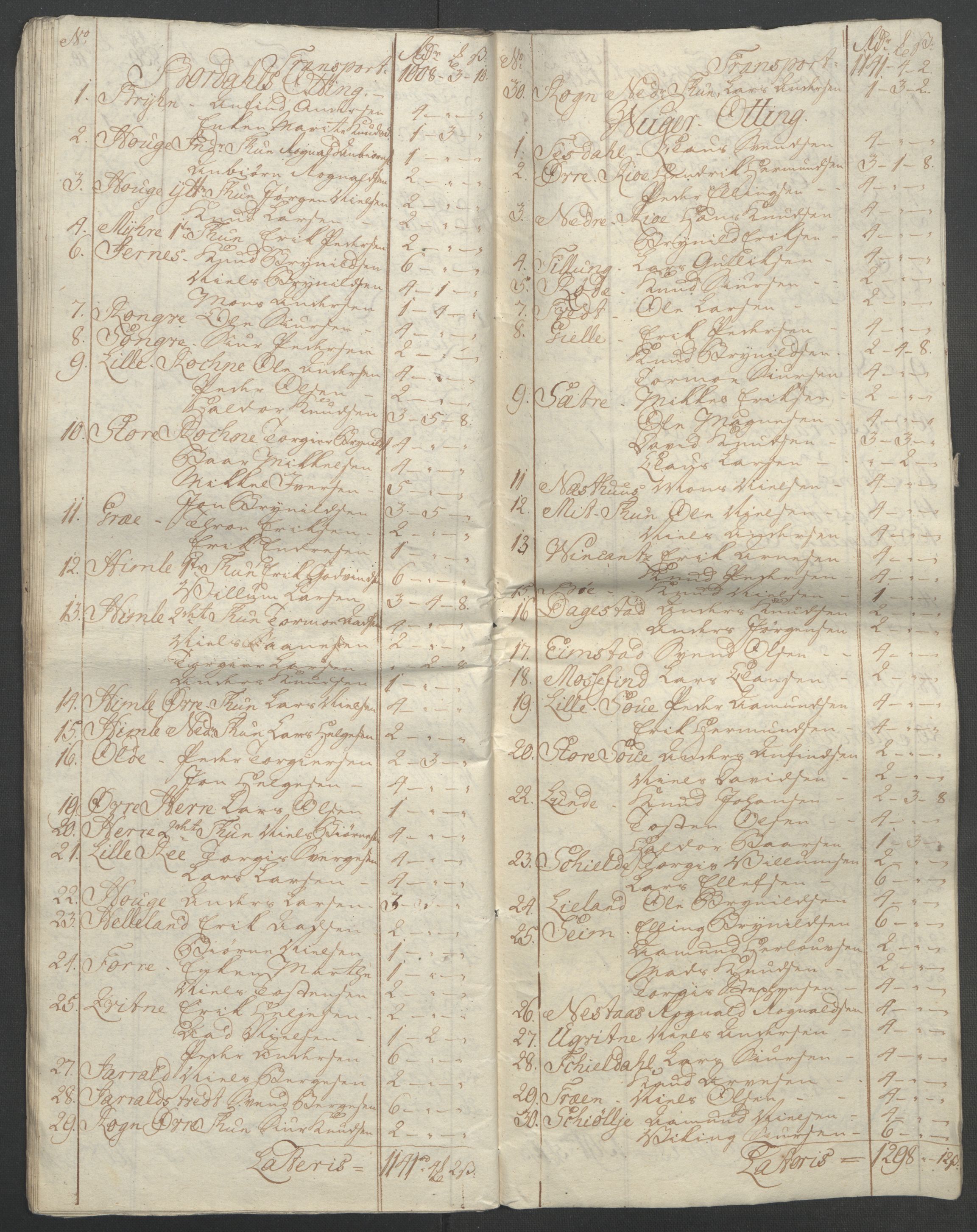 Rentekammeret inntil 1814, Reviderte regnskaper, Fogderegnskap, RA/EA-4092/R51/L3303: Ekstraskatten Nordhordland og Voss, 1762-1772, p. 543