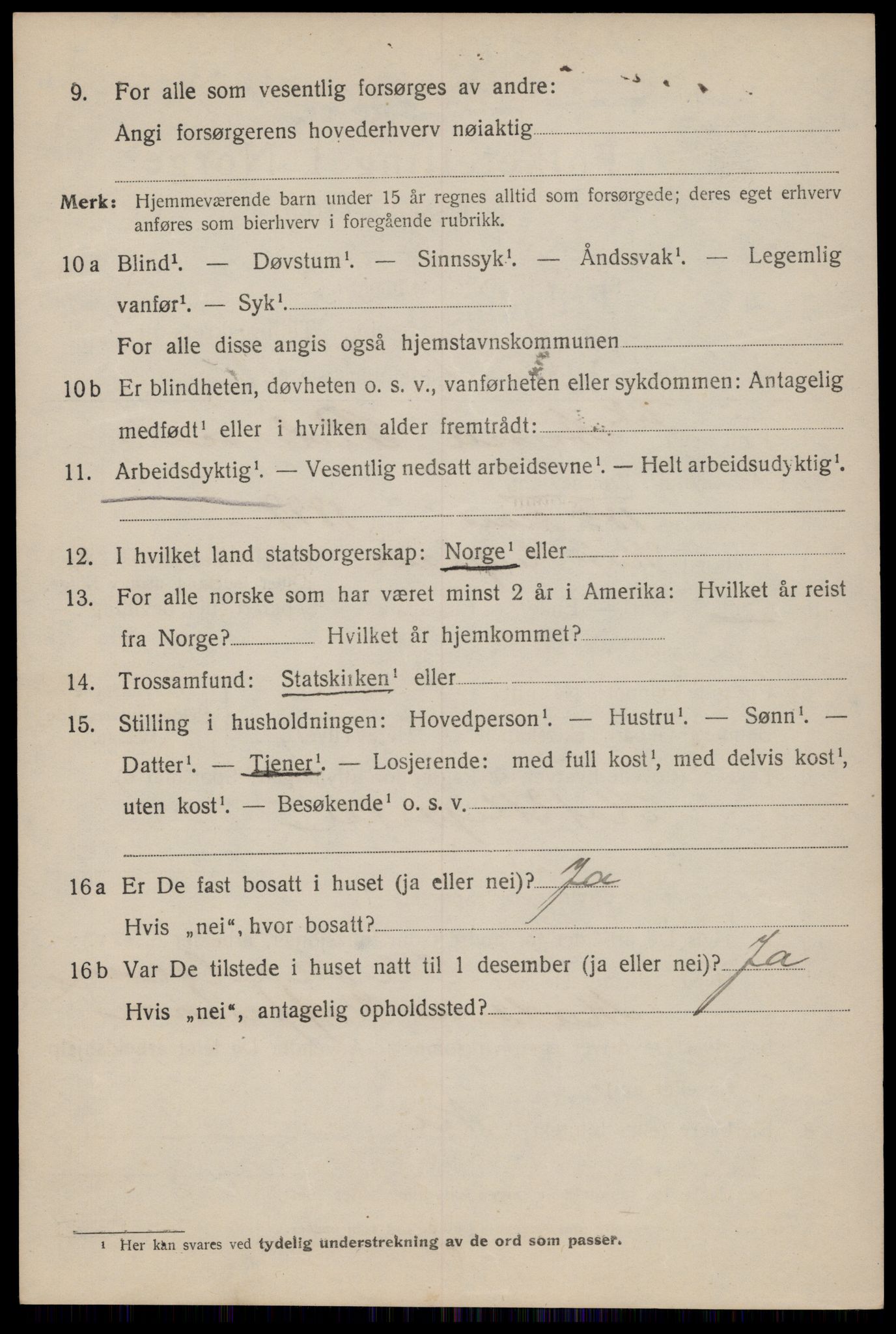 SAT, 1920 census for Trondheim, 1920, p. 56017