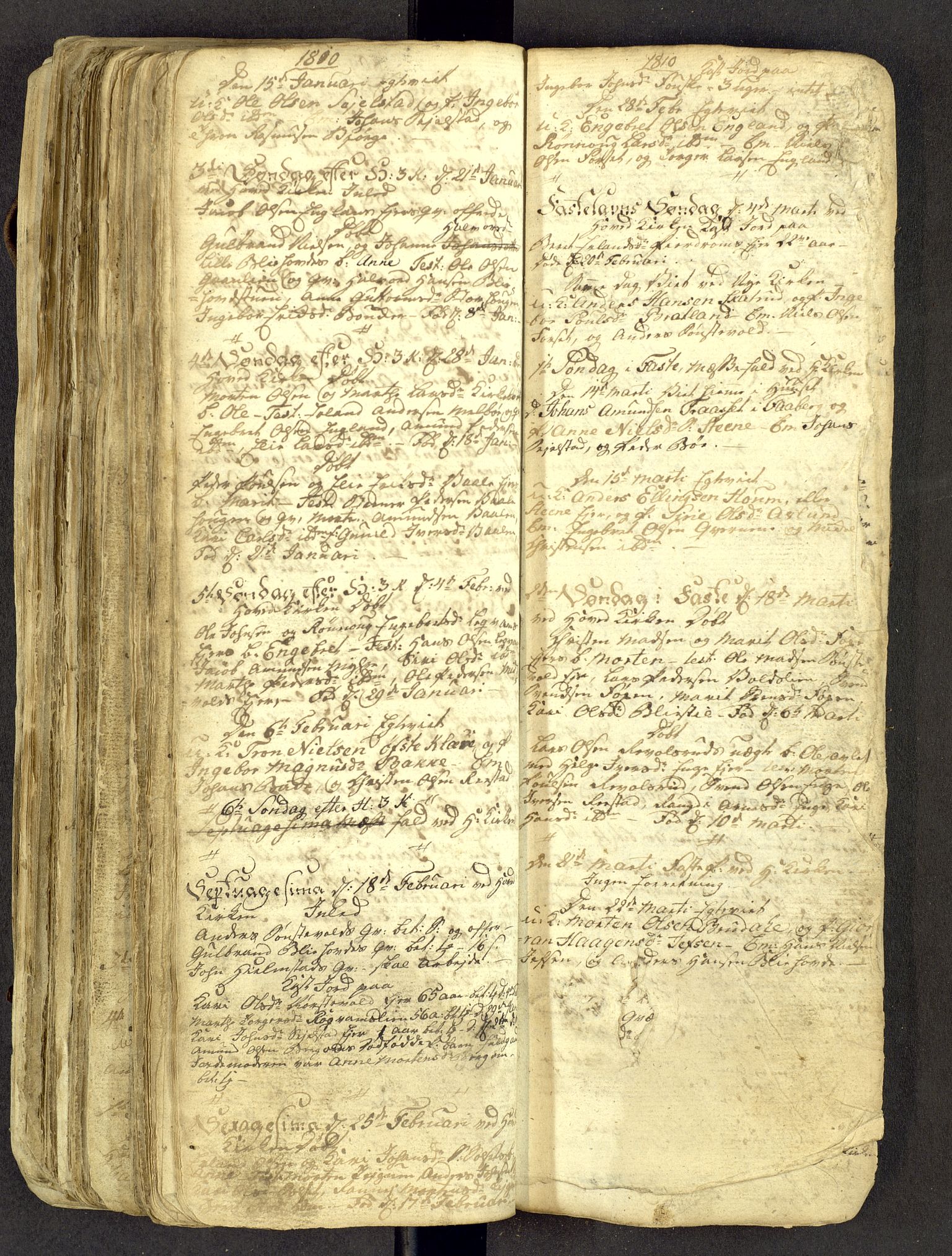 Gausdal prestekontor, SAH/PREST-090/H/Ha: Parish register draft no. -, 1794-1811