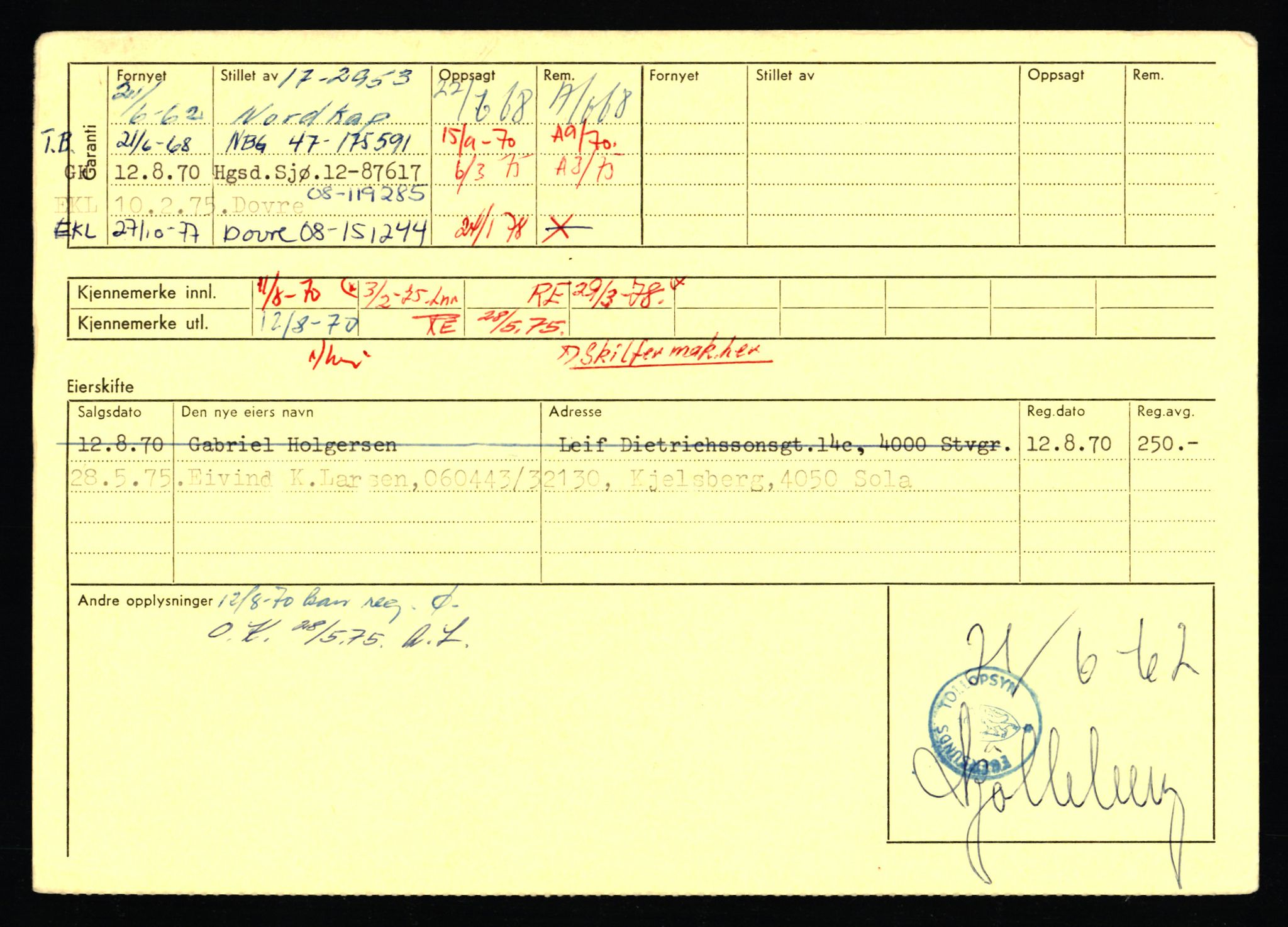 Stavanger trafikkstasjon, AV/SAST-A-101942/0/F/L0037: L-20500 - L-21499, 1930-1971, p. 1864