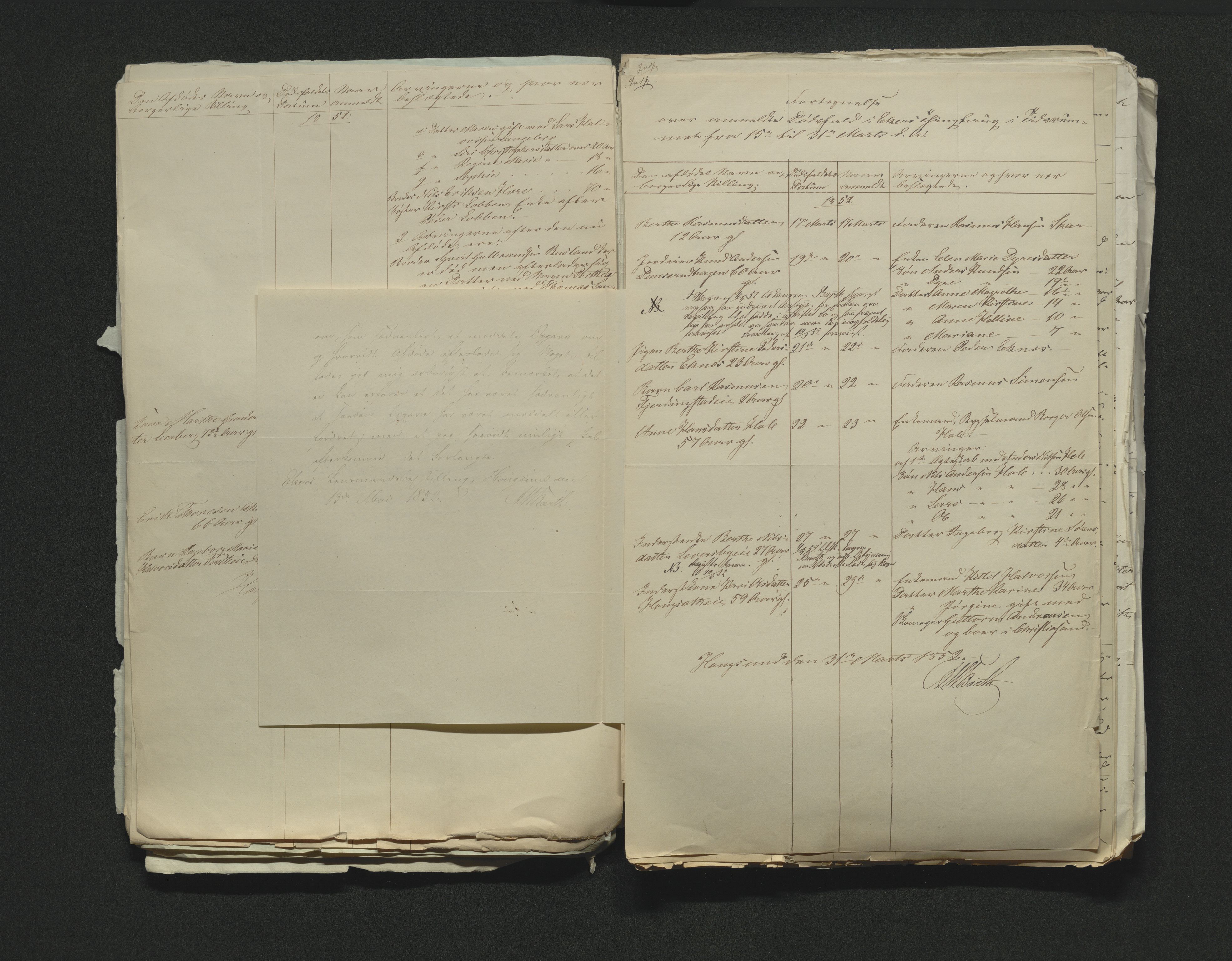 Eiker, Modum og Sigdal sorenskriveri, AV/SAKO-A-123/H/Ha/Hab/L0008: Dødsfallsmeldinger, 1850-1853