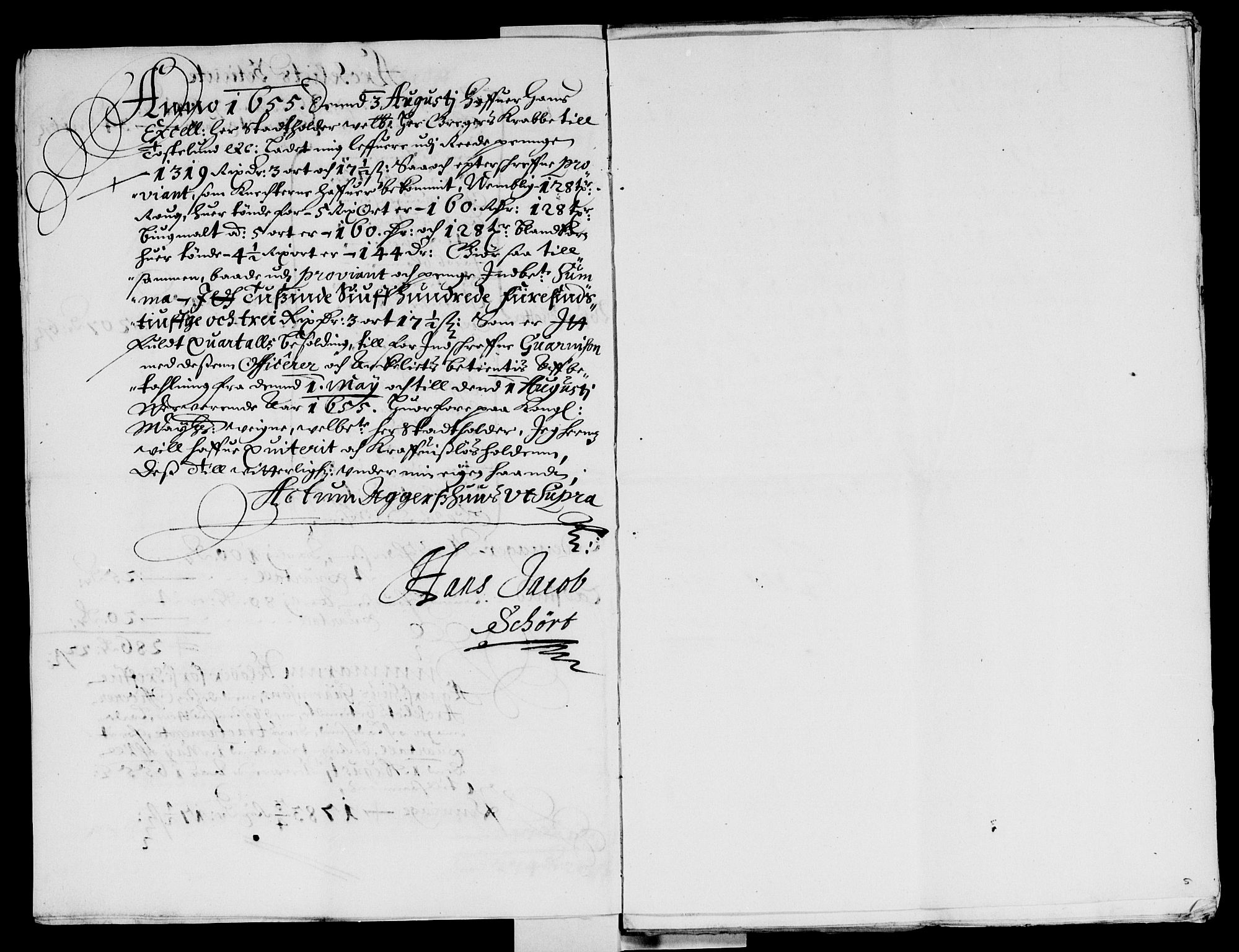 Rentekammeret inntil 1814, Reviderte regnskaper, Lensregnskaper, AV/RA-EA-5023/R/Rb/Rba/L0233: Akershus len, 1655-1656