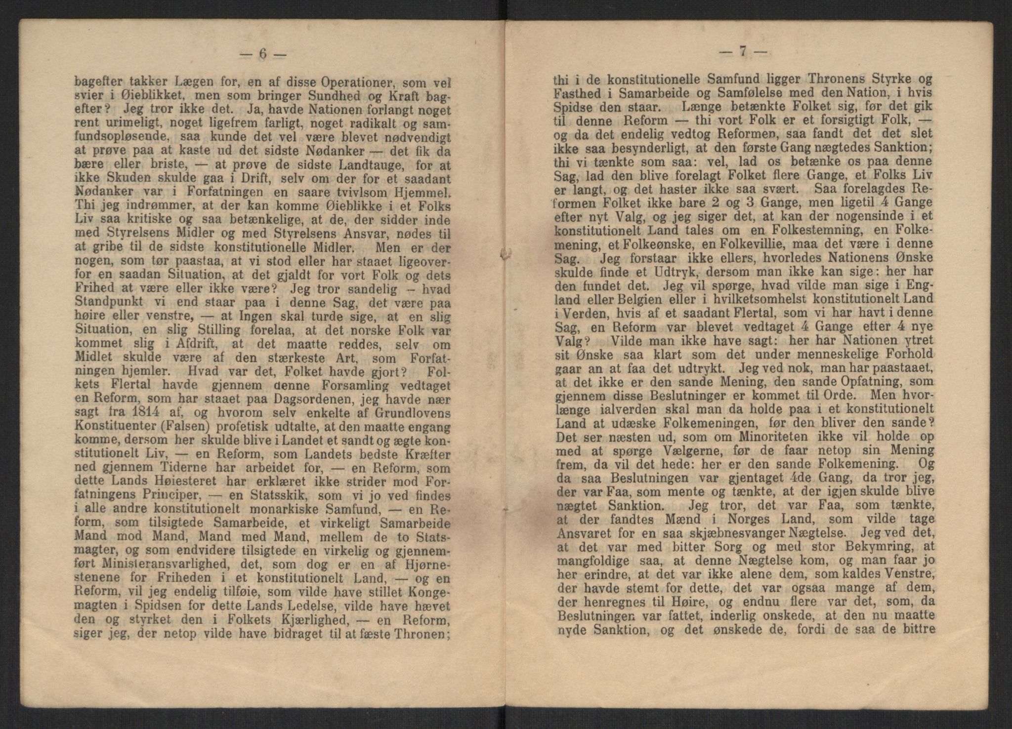 Venstres Hovedorganisasjon, RA/PA-0876/X/L0001: De eldste skrifter, 1860-1936, p. 433