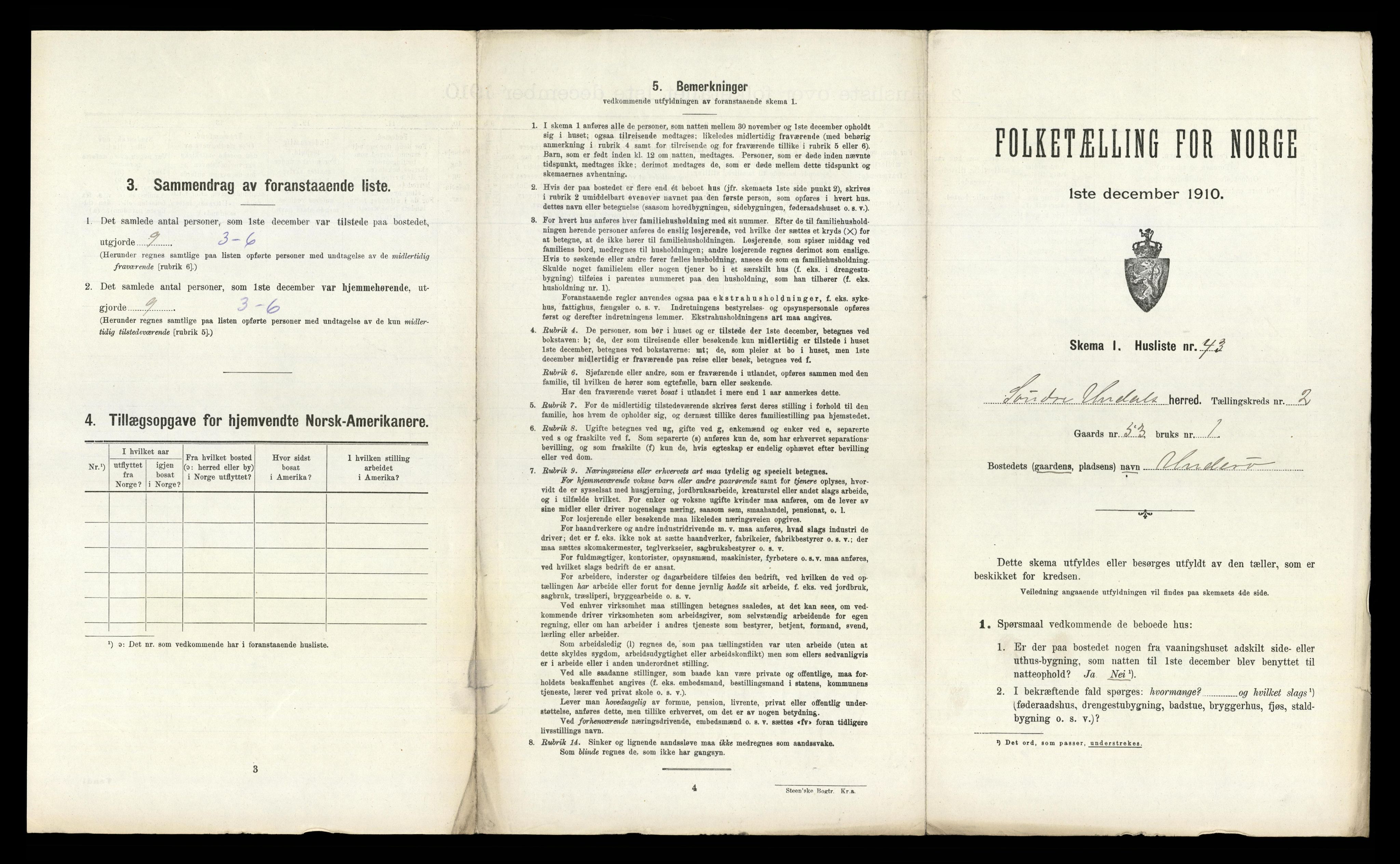 RA, 1910 census for Sør-Audnedal, 1910, p. 219