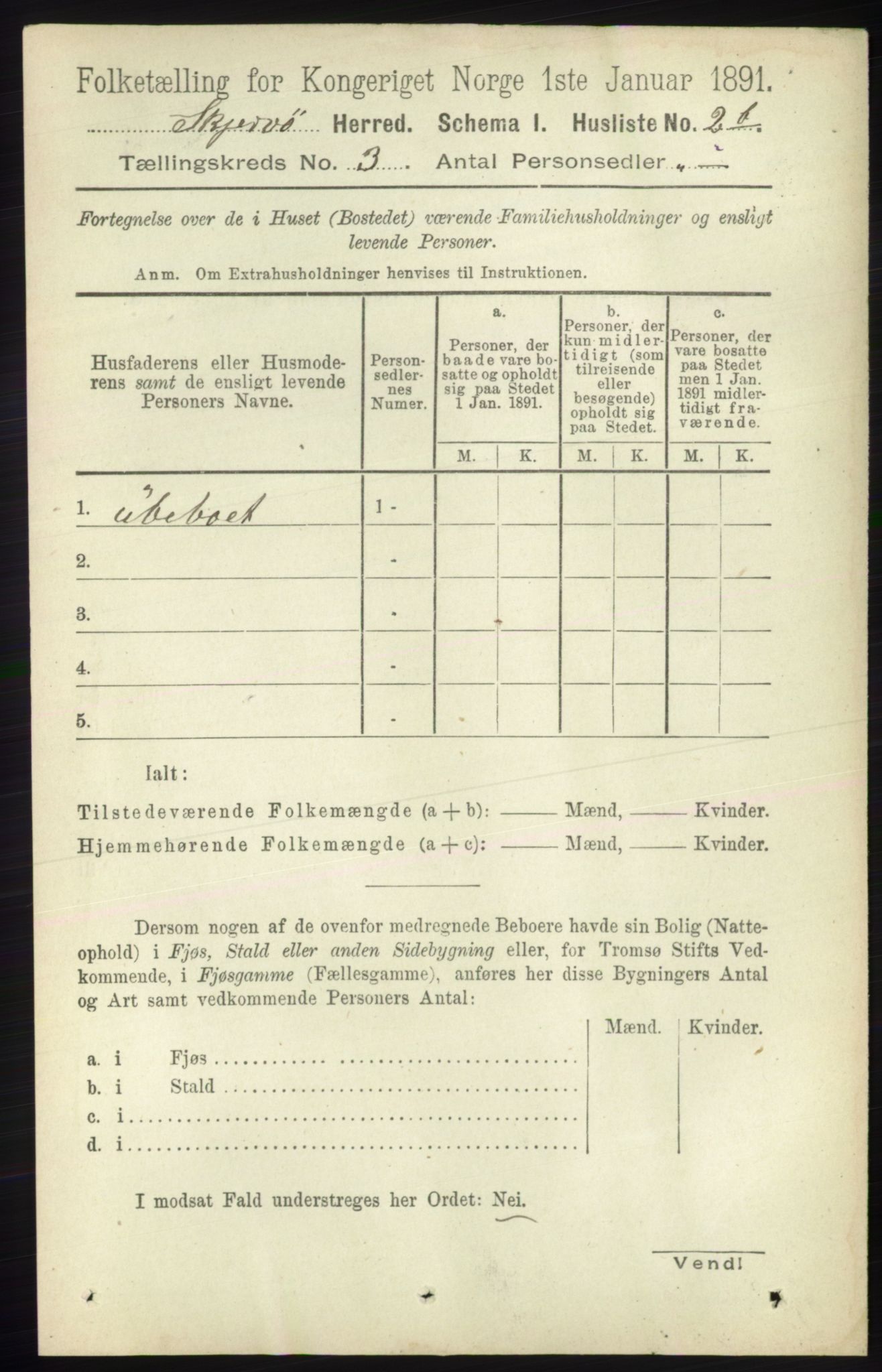 RA, 1891 census for 1941 Skjervøy, 1891, p. 1794