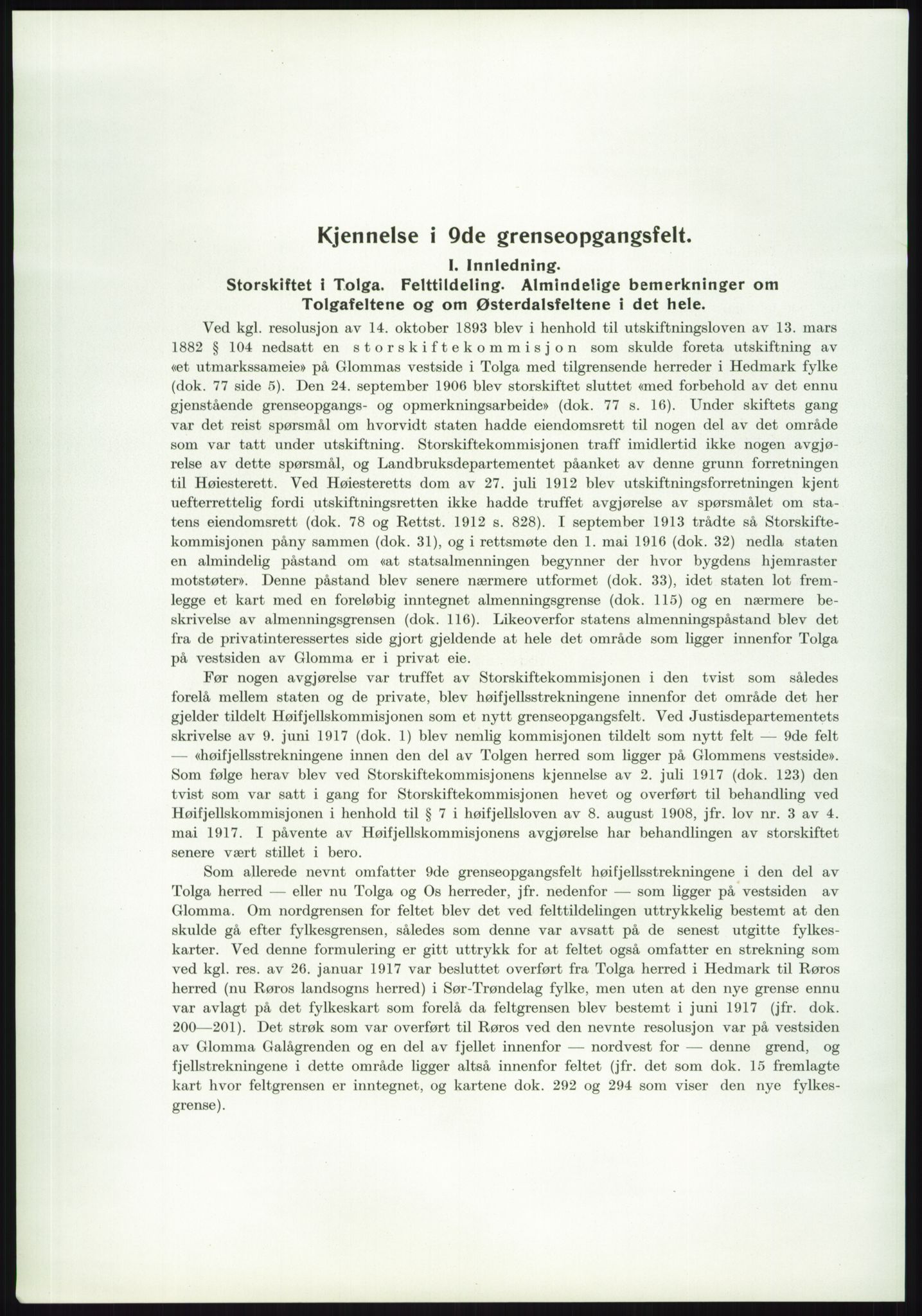 Høyfjellskommisjonen, AV/RA-S-1546/X/Xa/L0001: Nr. 1-33, 1909-1953, p. 4501