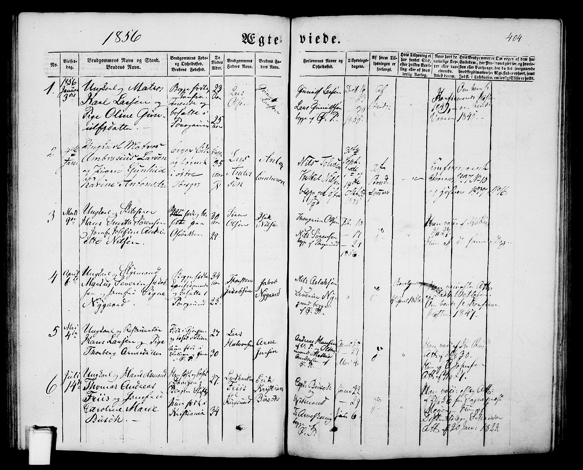 Porsgrunn kirkebøker , SAKO/A-104/G/Gb/L0004: Parish register (copy) no. II 4, 1853-1882, p. 404