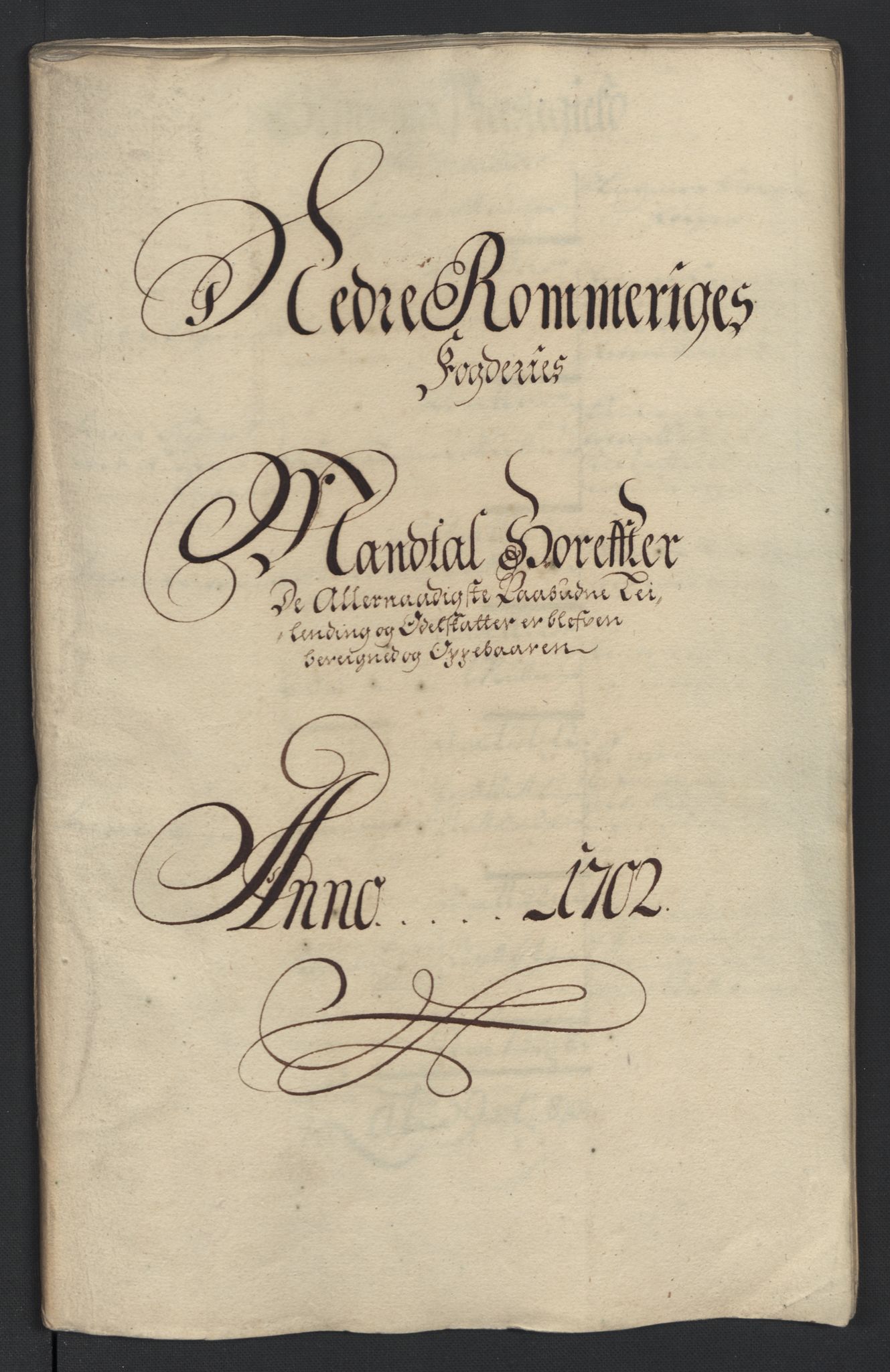 Rentekammeret inntil 1814, Reviderte regnskaper, Fogderegnskap, AV/RA-EA-4092/R11/L0585: Fogderegnskap Nedre Romerike, 1702, p. 73