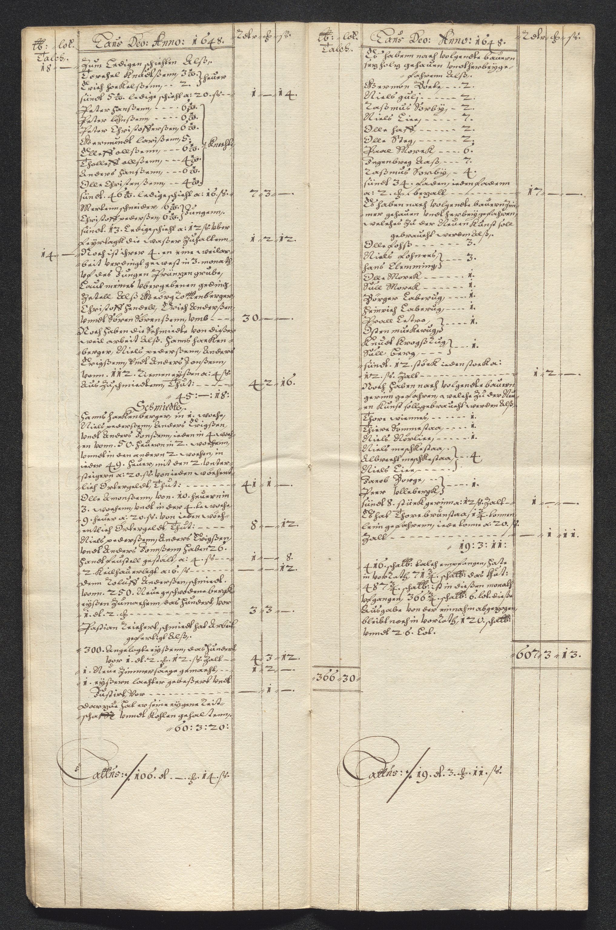 Kongsberg Sølvverk 1623-1816, SAKO/EA-3135/001/D/Dc/Dcd/L0022: Utgiftsregnskap for gruver m.m., 1647-1648, p. 630