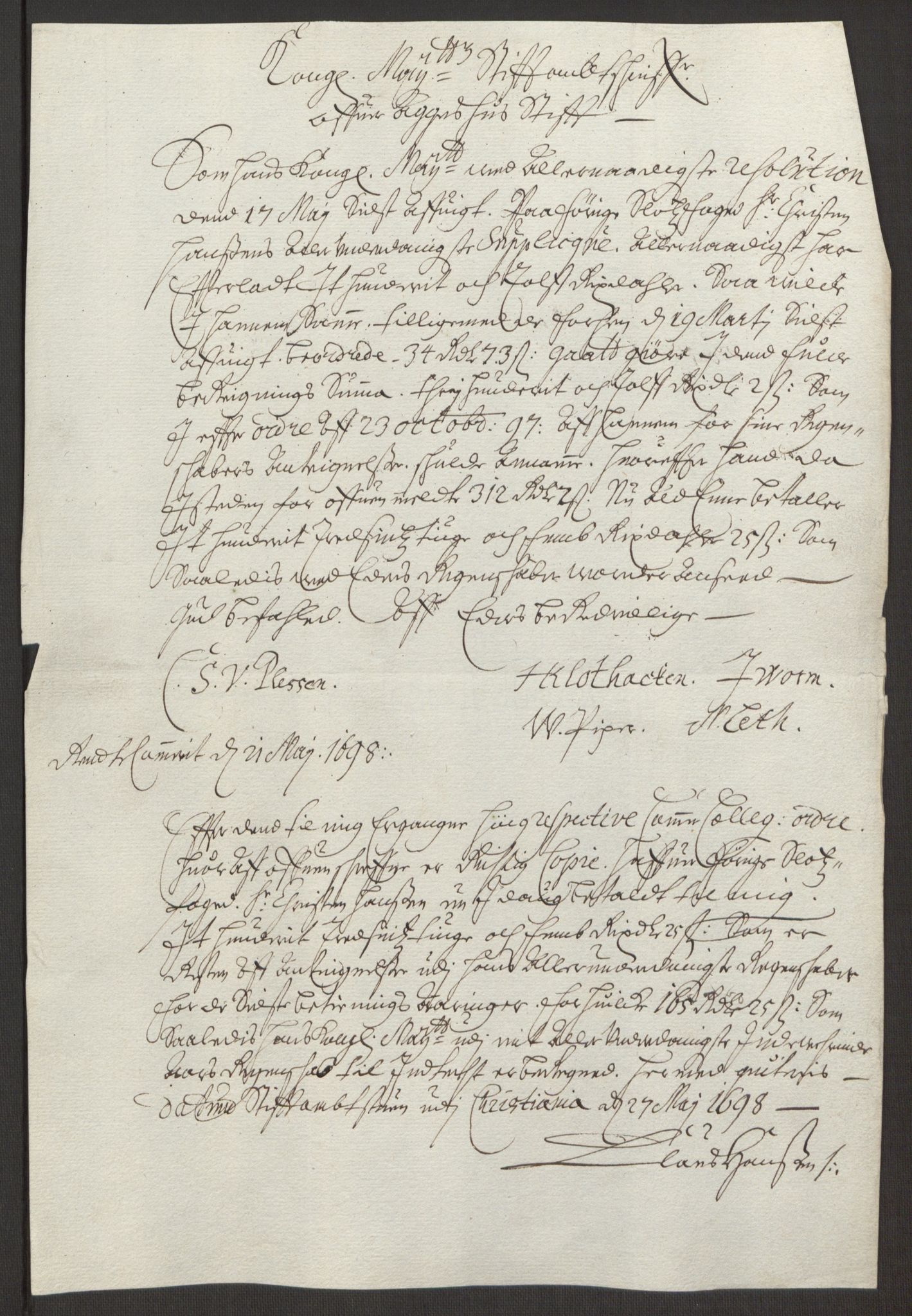 Rentekammeret inntil 1814, Reviderte regnskaper, Fogderegnskap, AV/RA-EA-4092/R10/L0439: Fogderegnskap Aker og Follo, 1695, p. 410