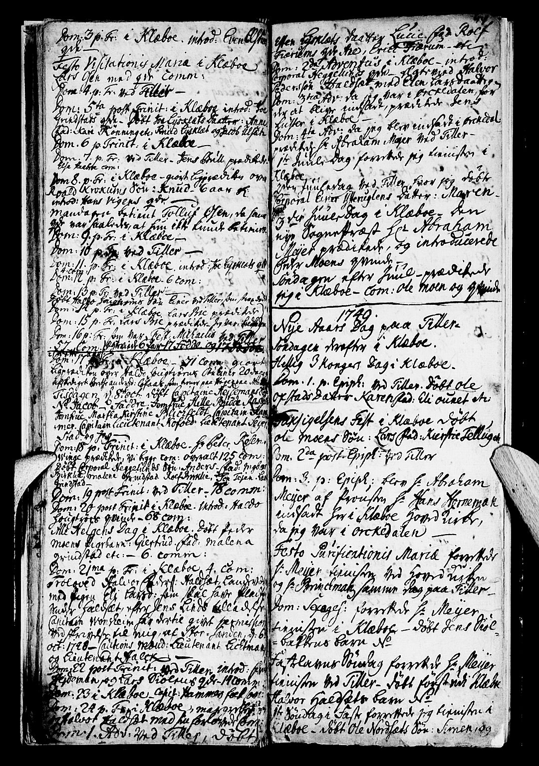 Ministerialprotokoller, klokkerbøker og fødselsregistre - Sør-Trøndelag, SAT/A-1456/618/L0436: Parish register (official) no. 618A01, 1741-1749, p. 14