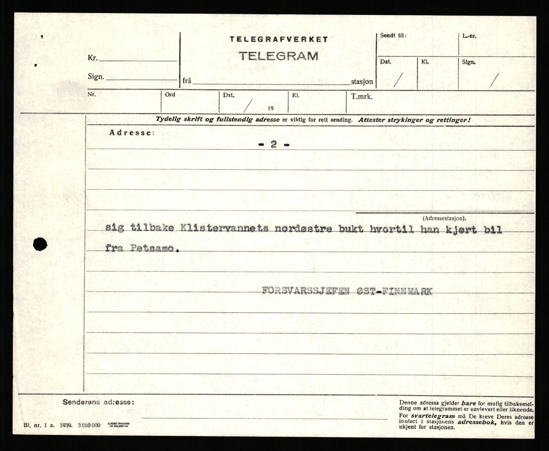 Forsvaret, Forsvarets krigshistoriske avdeling, RA/RAFA-2017/Y/Yb/L0151: II-C-11-645  -  6. Divisjon: avsnittsjefen i Øst-Finnmark, 1940, p. 752