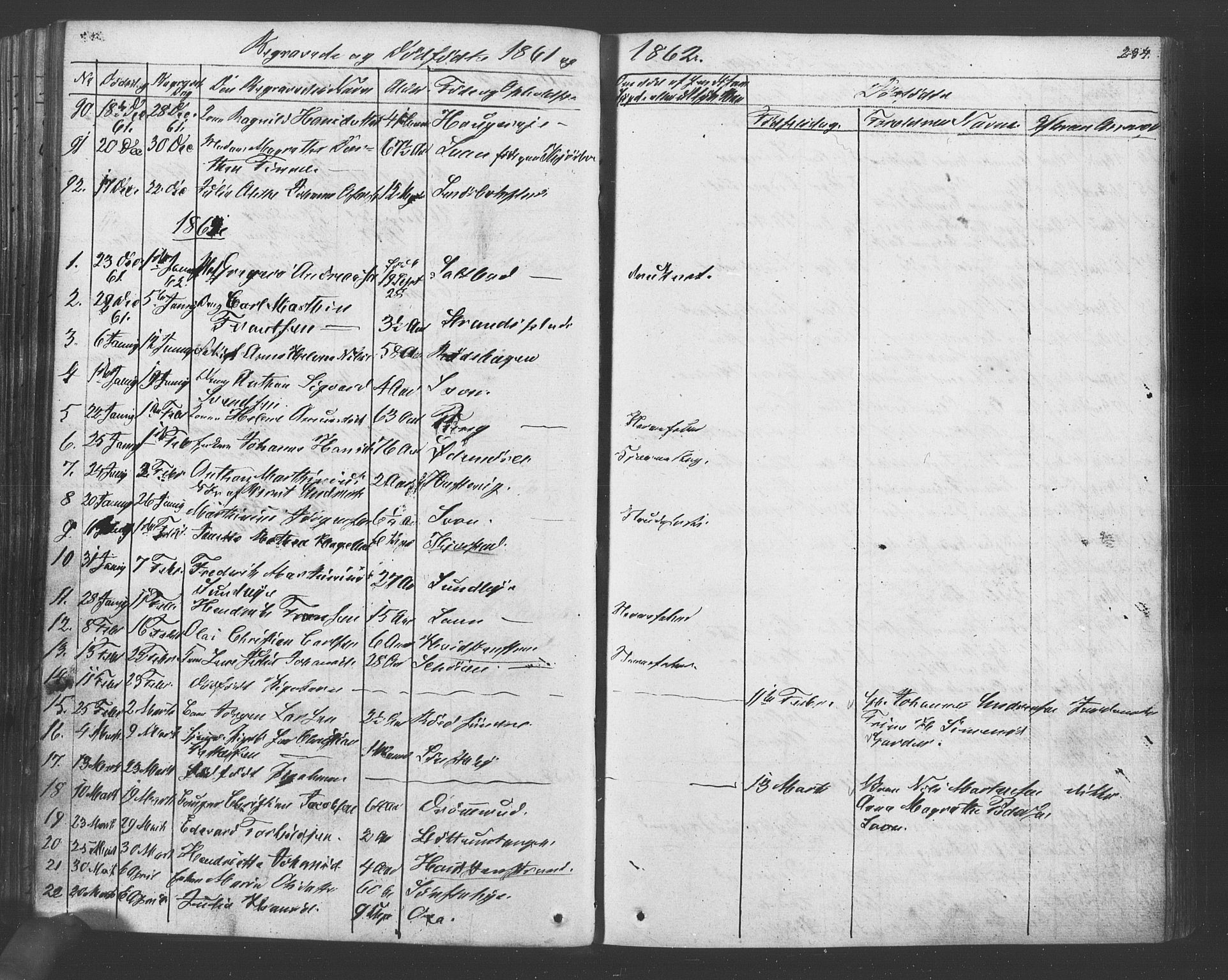 Vestby prestekontor Kirkebøker, SAO/A-10893/F/Fa/L0007: Parish register (official) no. I 7, 1850-1862, p. 234
