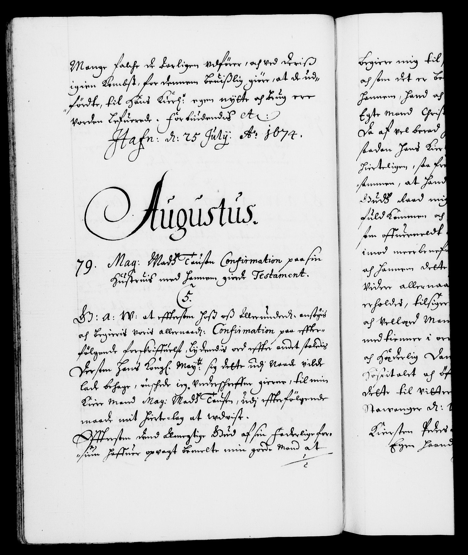 Danske Kanselli 1572-1799, AV/RA-EA-3023/F/Fc/Fca/Fcaa/L0012: Norske registre (mikrofilm), 1674-1680, p. 56b