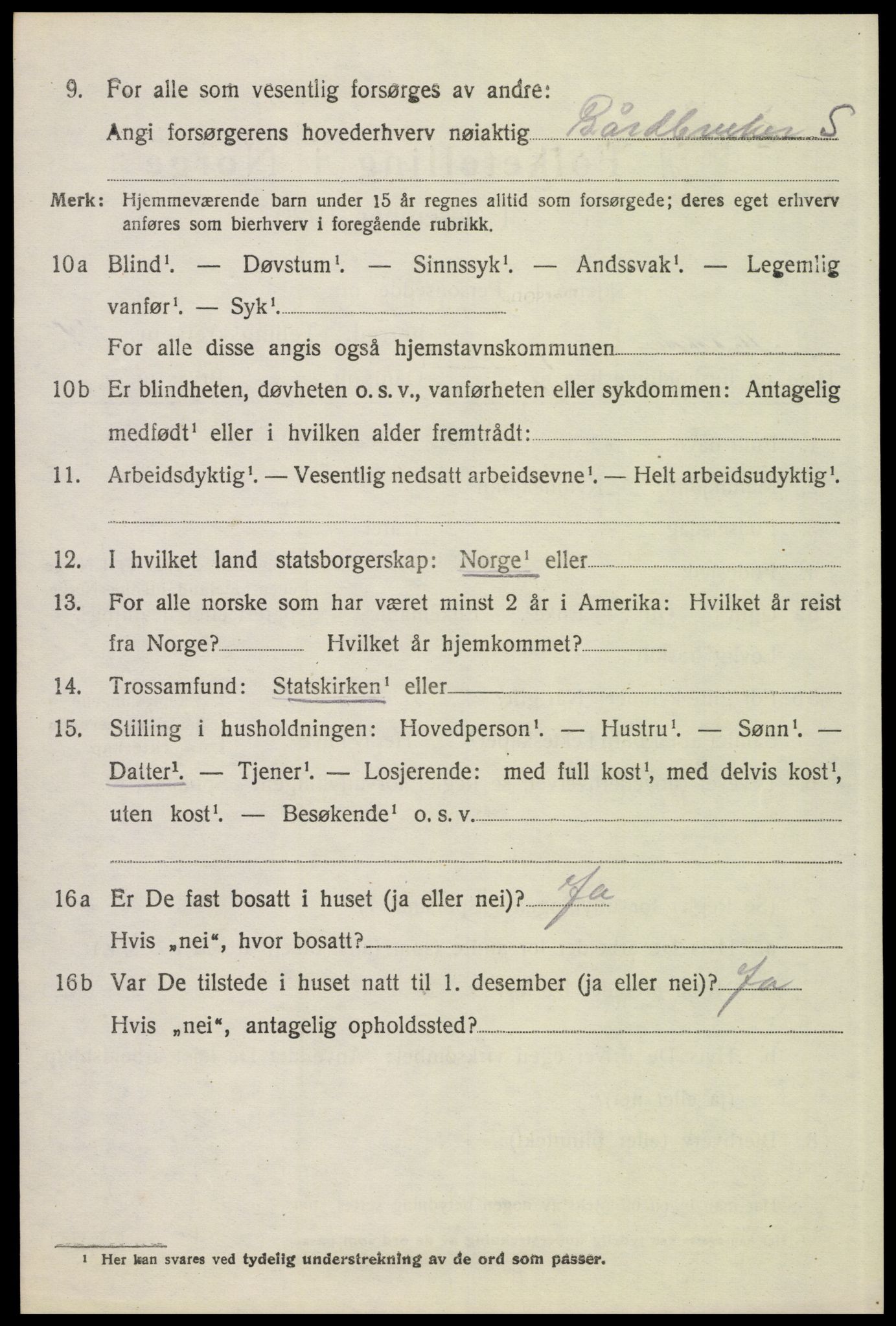 SAH, 1920 census for Eidskog, 1920, p. 15006