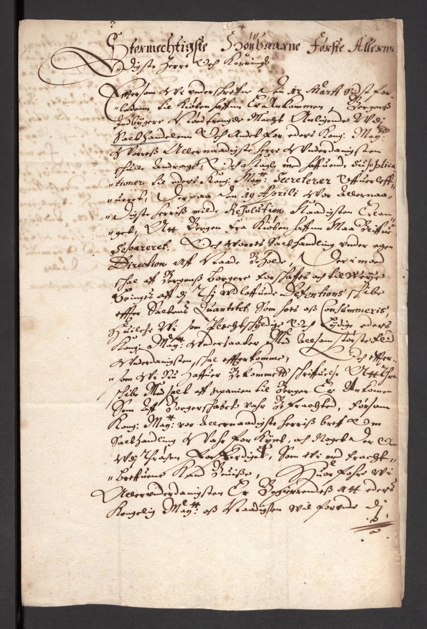 Danske Kanselli 1572-1799, AV/RA-EA-3023/F/Fc/Fcc/Fcca/L0017: Norske innlegg 1572-1799, 1656, p. 27