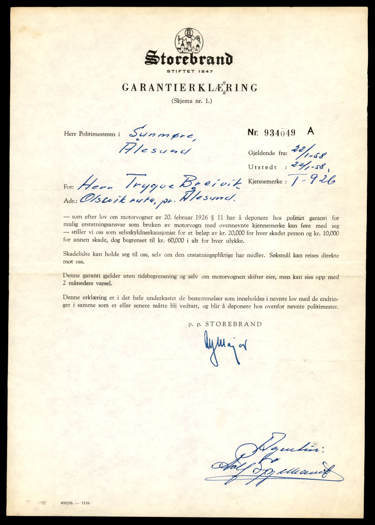 Møre og Romsdal vegkontor - Ålesund trafikkstasjon, AV/SAT-A-4099/F/Fe/L0049: Registreringskort for kjøretøy T 14864 - T 18613, 1927-1998, p. 495