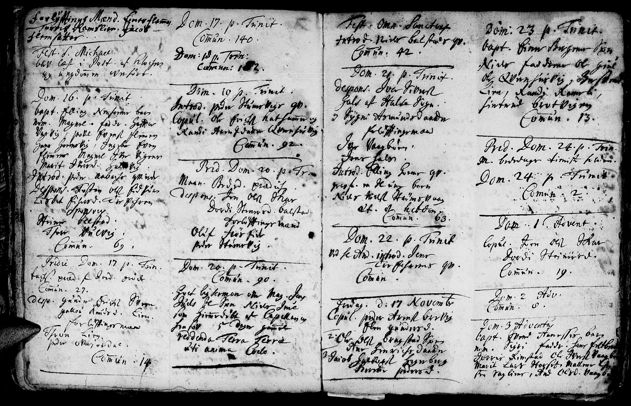 Ministerialprotokoller, klokkerbøker og fødselsregistre - Møre og Romsdal, AV/SAT-A-1454/586/L0977: Parish register (official) no. 586A03, 1706-1731