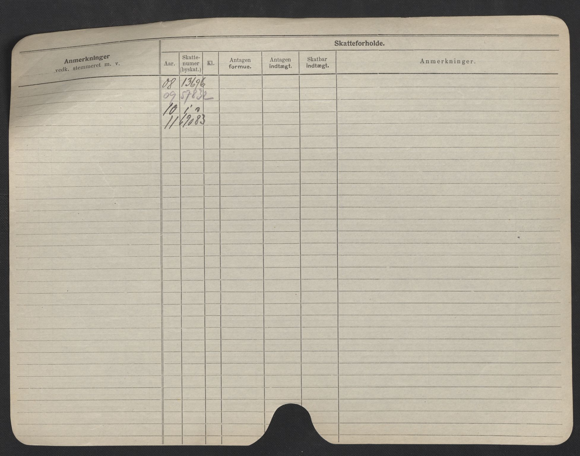Oslo folkeregister, Registerkort, SAO/A-11715/F/Fa/Fac/L0006: Menn, 1906-1914, p. 725b
