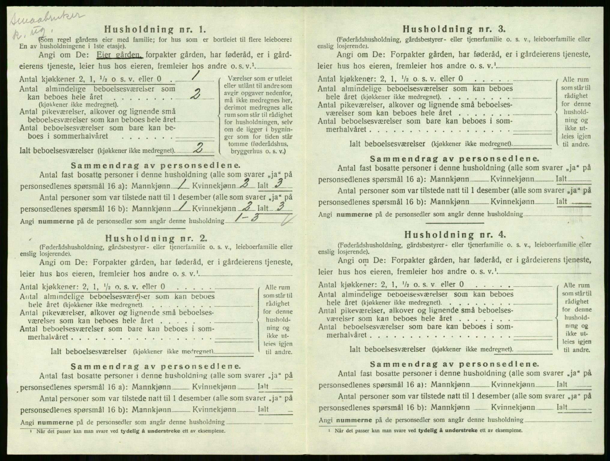 SAKO, 1920 census for Andebu, 1920, p. 734