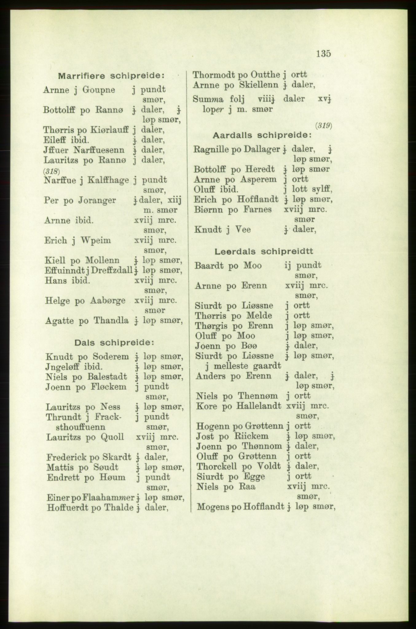 Publikasjoner utgitt av Arkivverket, PUBL/PUBL-001/C/0003: Bind 3: Skatten av Bergenhus len 1563, 1563, p. 135