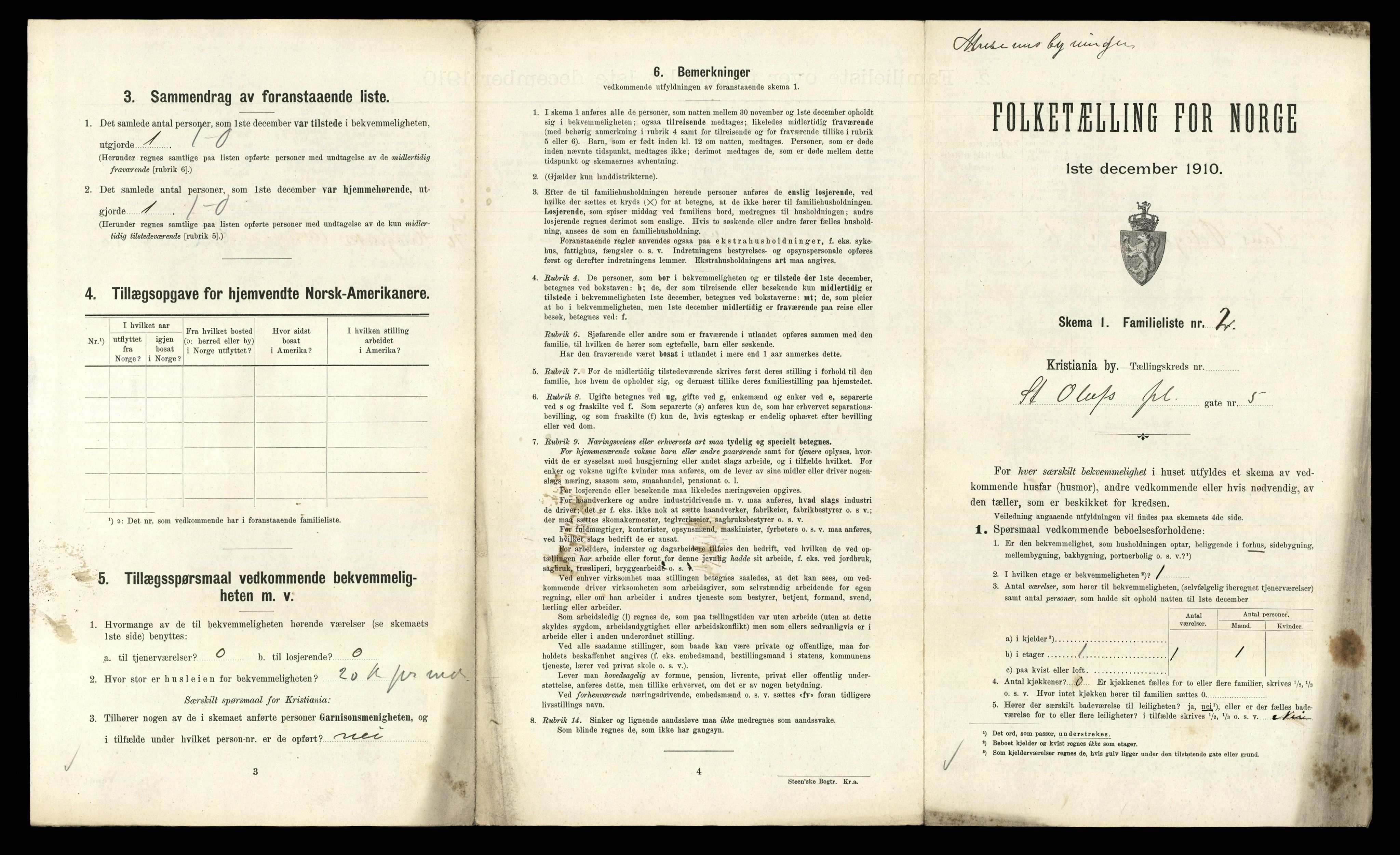 RA, 1910 census for Kristiania, 1910, p. 96939