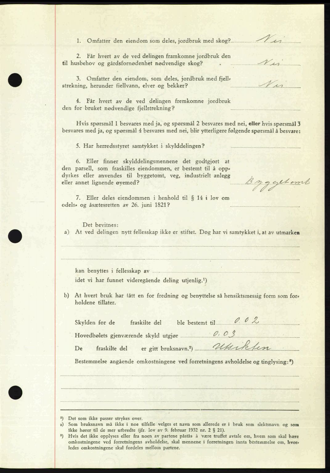 Nedenes sorenskriveri, AV/SAK-1221-0006/G/Gb/Gba/L0056: Mortgage book no. A8, 1946-1947, Diary no: : 1586/1946