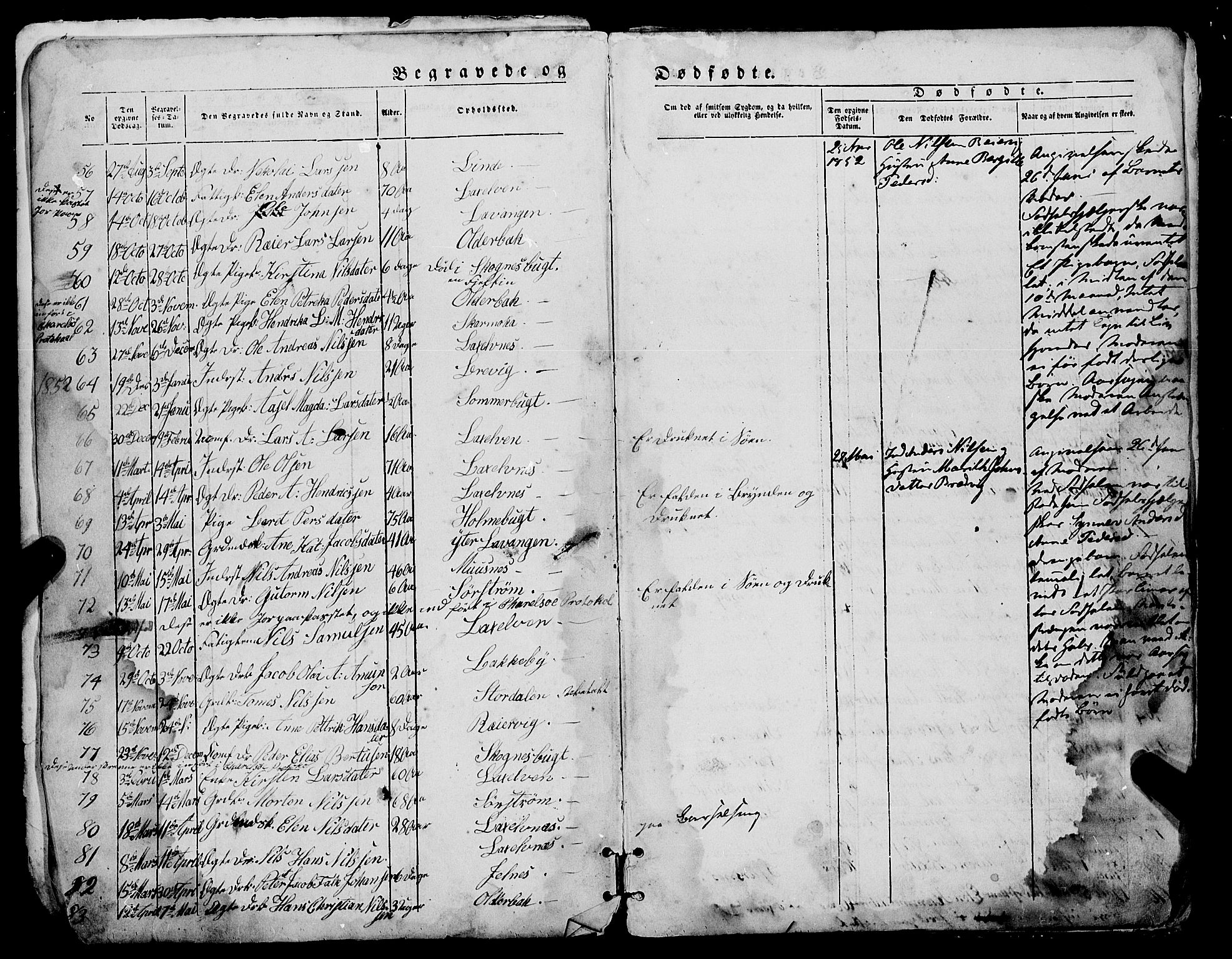 Lyngen sokneprestembete, AV/SATØ-S-1289/H/He/Heb/L0005klokker: Parish register (copy) no. 5, 1847-1882