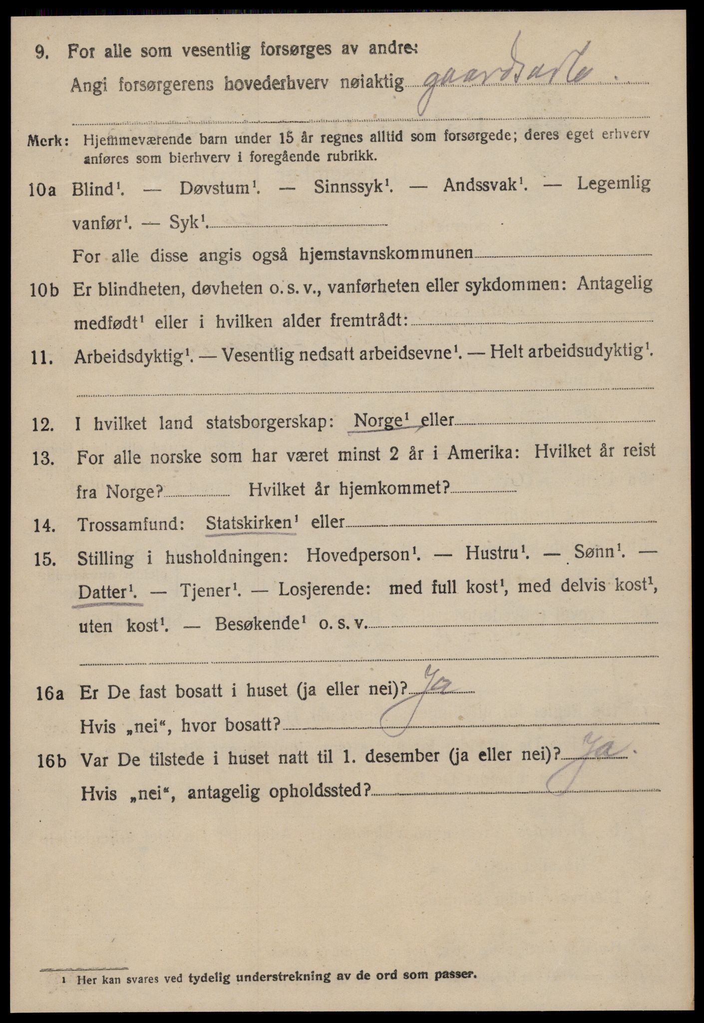 SAT, 1920 census for Gjemnes, 1920, p. 329