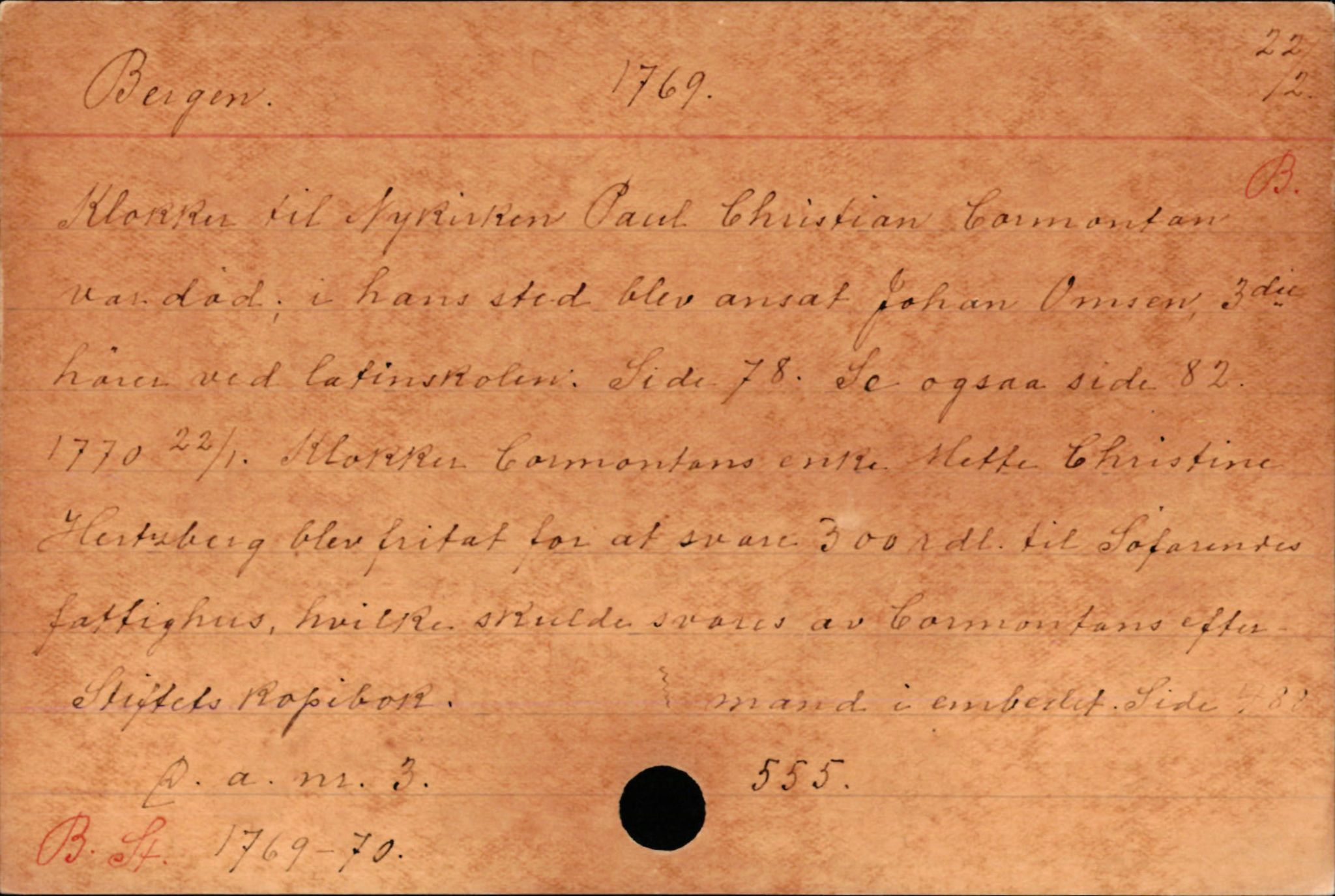 Haugen, Johannes - lærer, AV/SAB-SAB/PA-0036/01/L0001: Om klokkere og lærere, 1521-1904, p. 1106