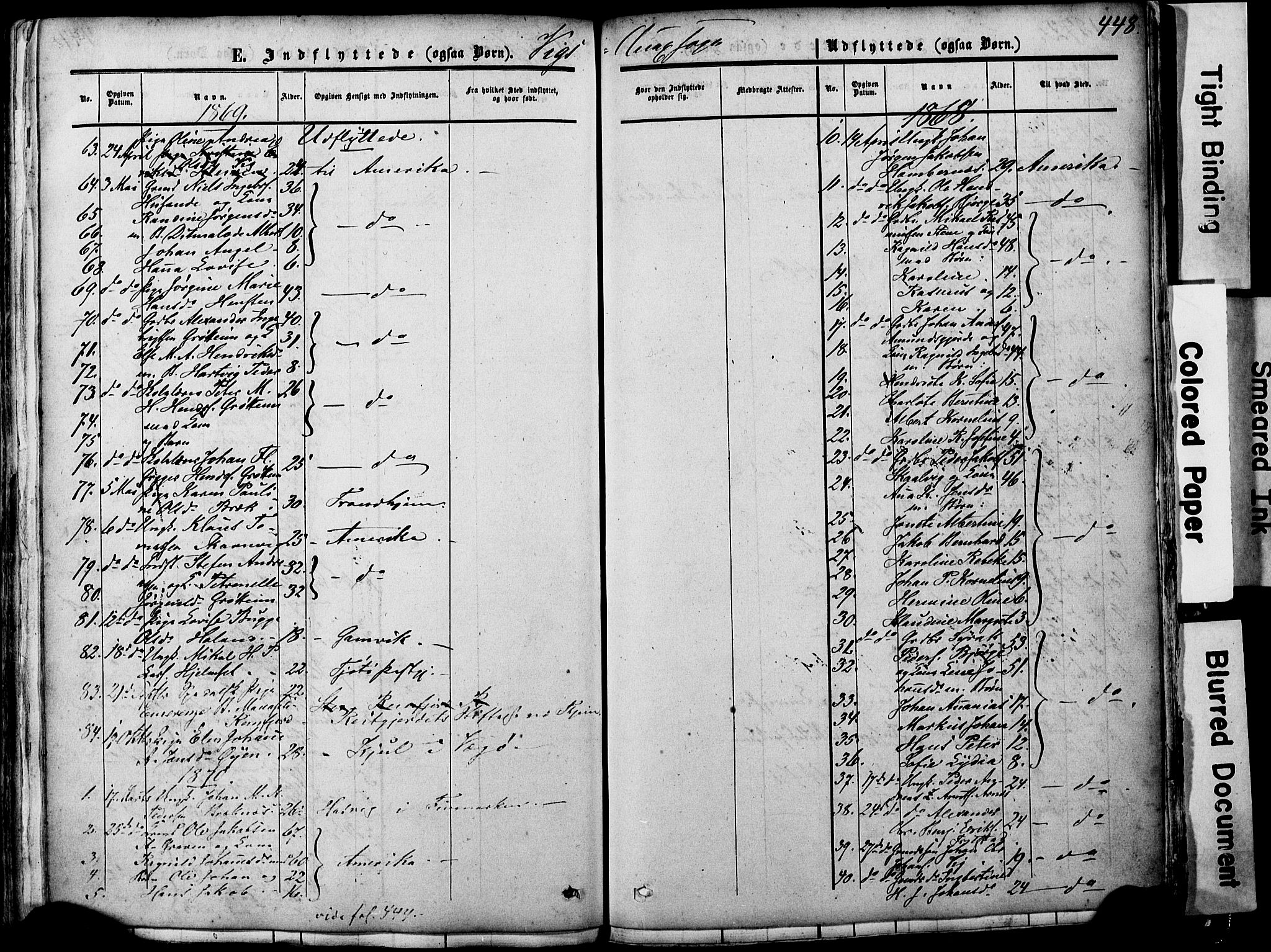 Ministerialprotokoller, klokkerbøker og fødselsregistre - Nordland, SAT/A-1459/812/L0176: Parish register (official) no. 812A05, 1834-1874, p. 448