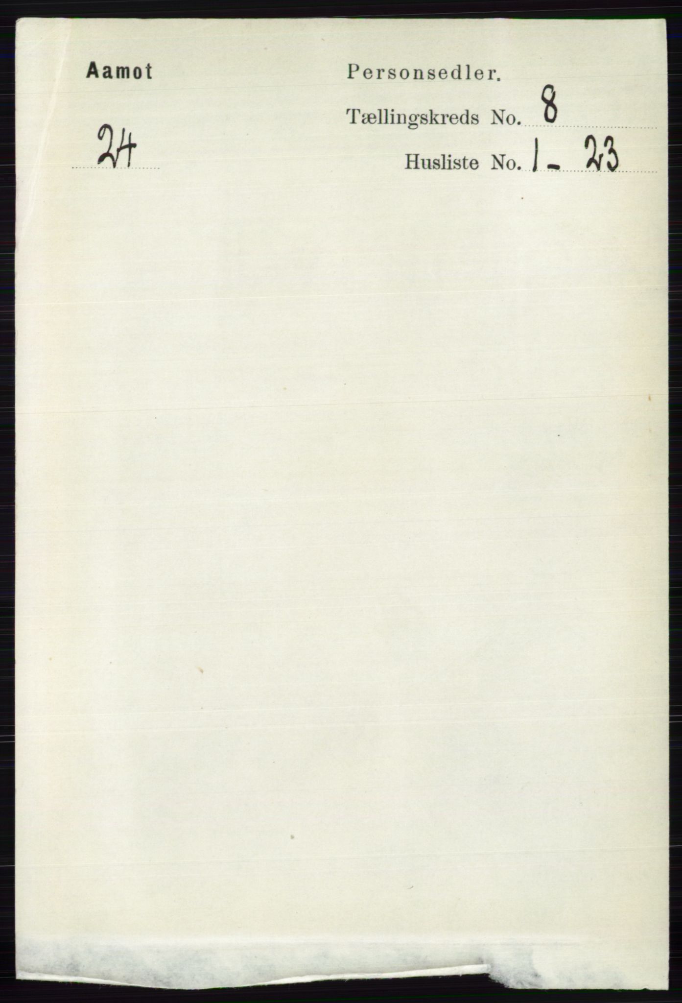 RA, 1891 census for 0429 Åmot, 1891, p. 3395