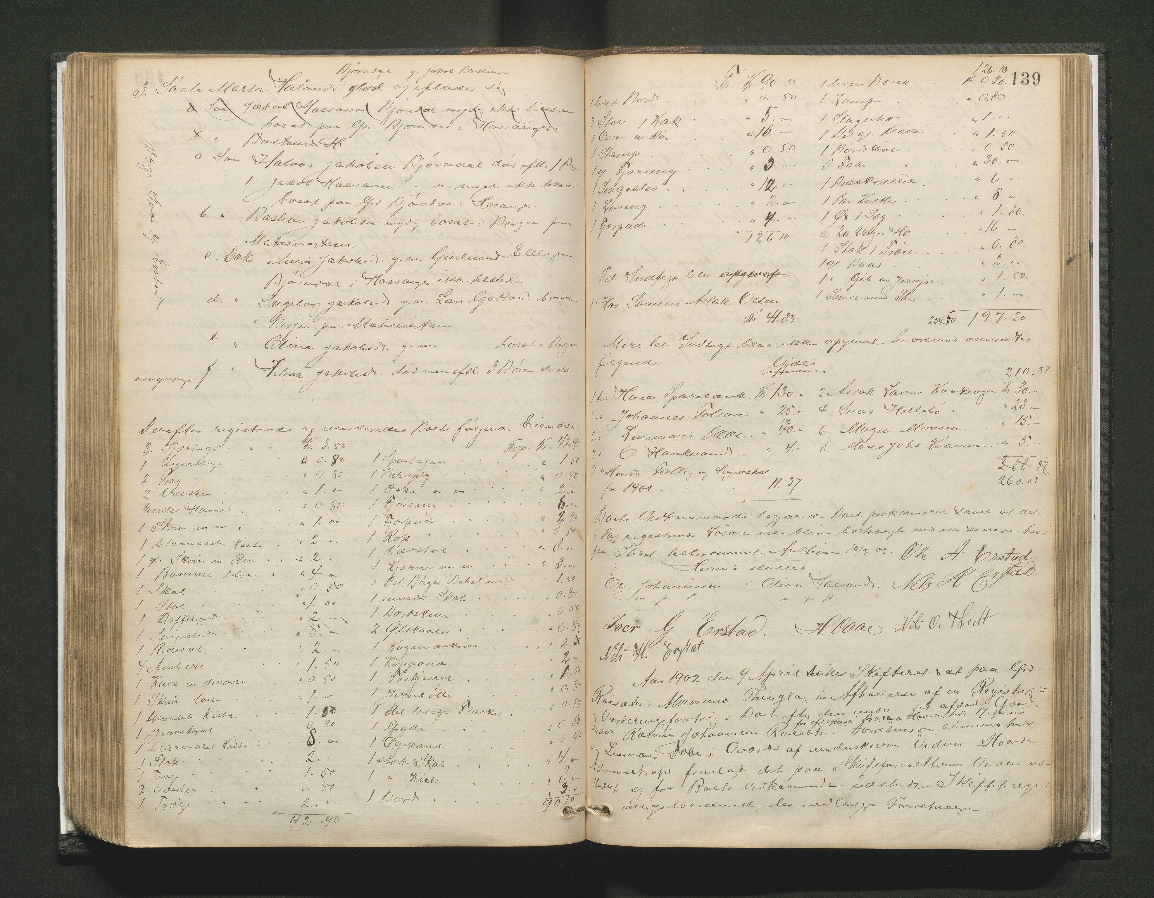 Lensmannen i Alversund, AV/SAB-A-30701/0006/L0001: Registreringsprotokoll, 1887-1913, p. 138b-139a