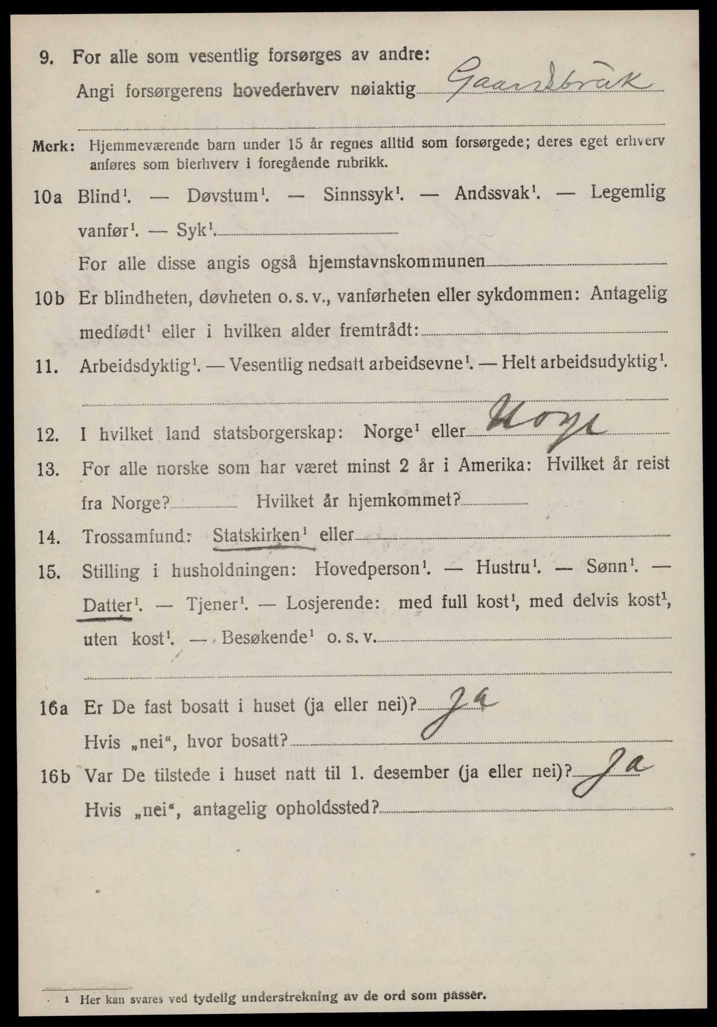 SAT, 1920 census for Syvde, 1920, p. 1849