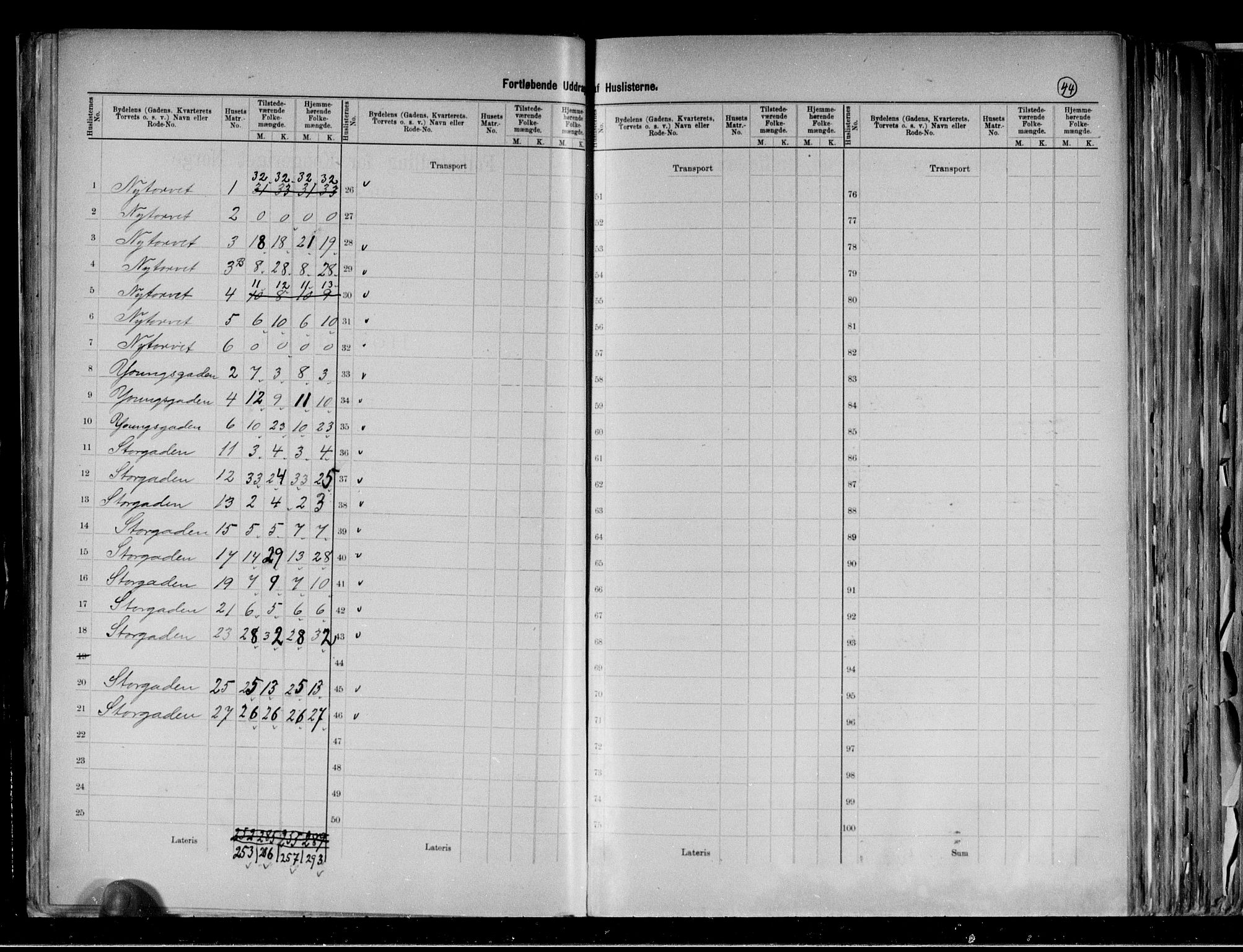 RA, 1891 census for 0301 Kristiania, 1891, p. 182
