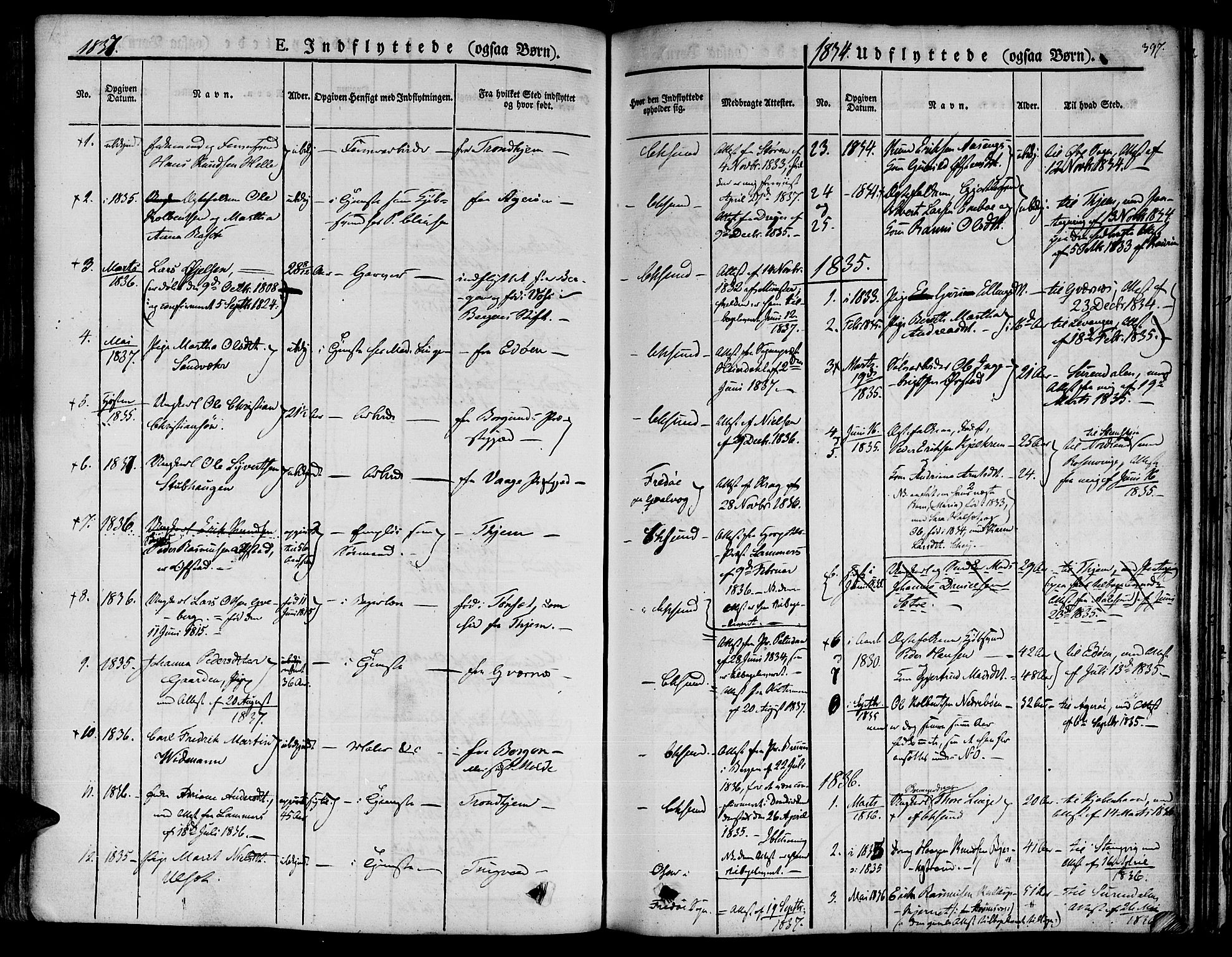 Ministerialprotokoller, klokkerbøker og fødselsregistre - Møre og Romsdal, AV/SAT-A-1454/572/L0843: Parish register (official) no. 572A06, 1832-1842, p. 397