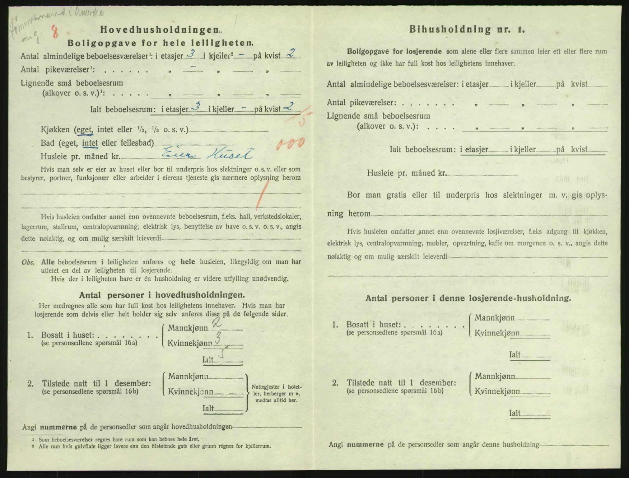 SAK, 1920 census for Lillesand, 1920, p. 892