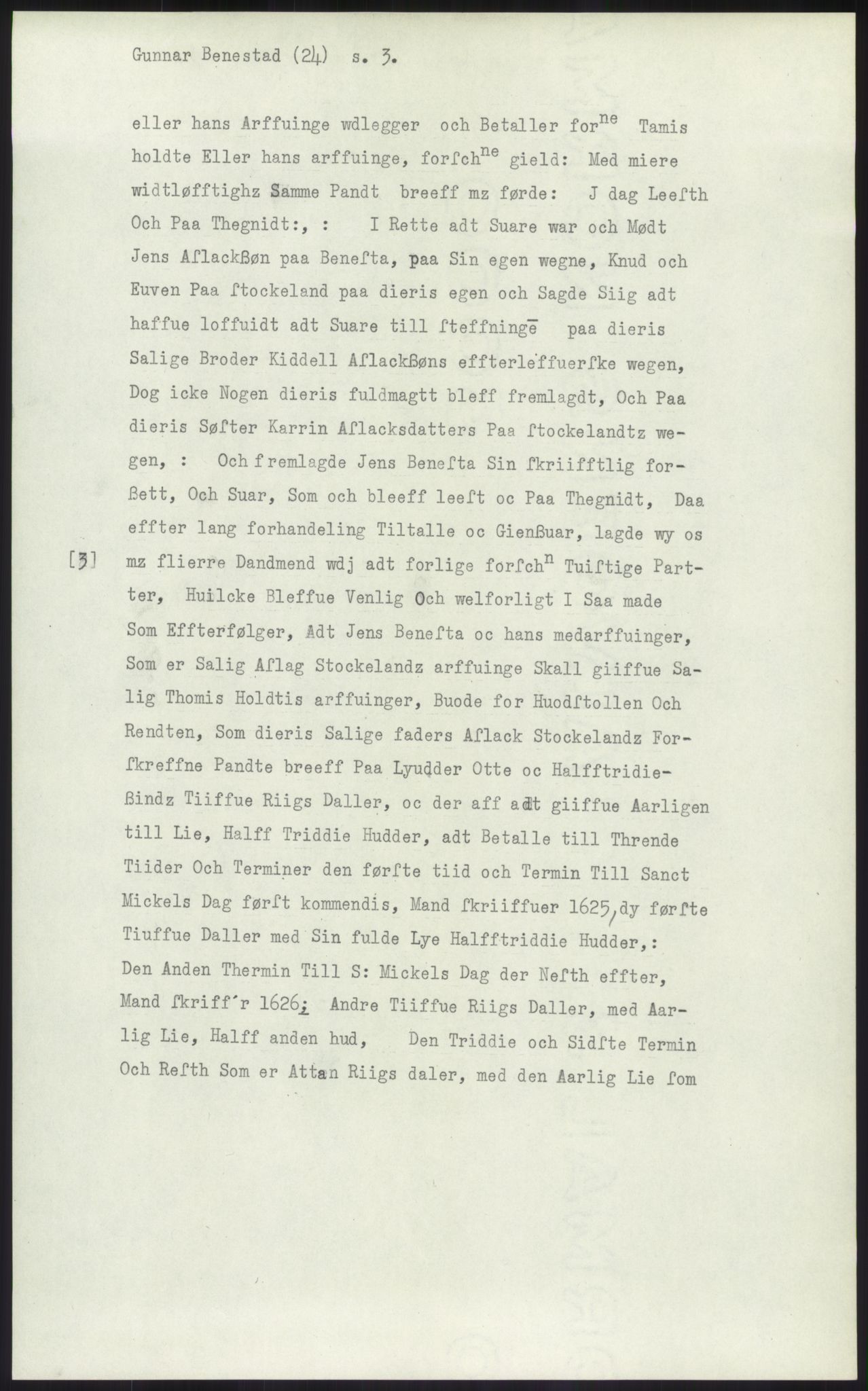 Samlinger til kildeutgivelse, Diplomavskriftsamlingen, AV/RA-EA-4053/H/Ha, p. 651