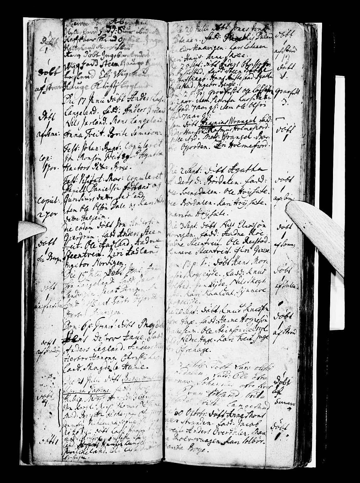 Os sokneprestembete, SAB/A-99929: Parish register (official) no. A 7, 1723-1760, p. 13