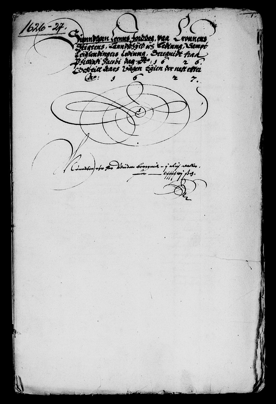 Rentekammeret inntil 1814, Reviderte regnskaper, Lensregnskaper, AV/RA-EA-5023/R/Rb/Rbt/L0041: Bergenhus len, 1626-1627