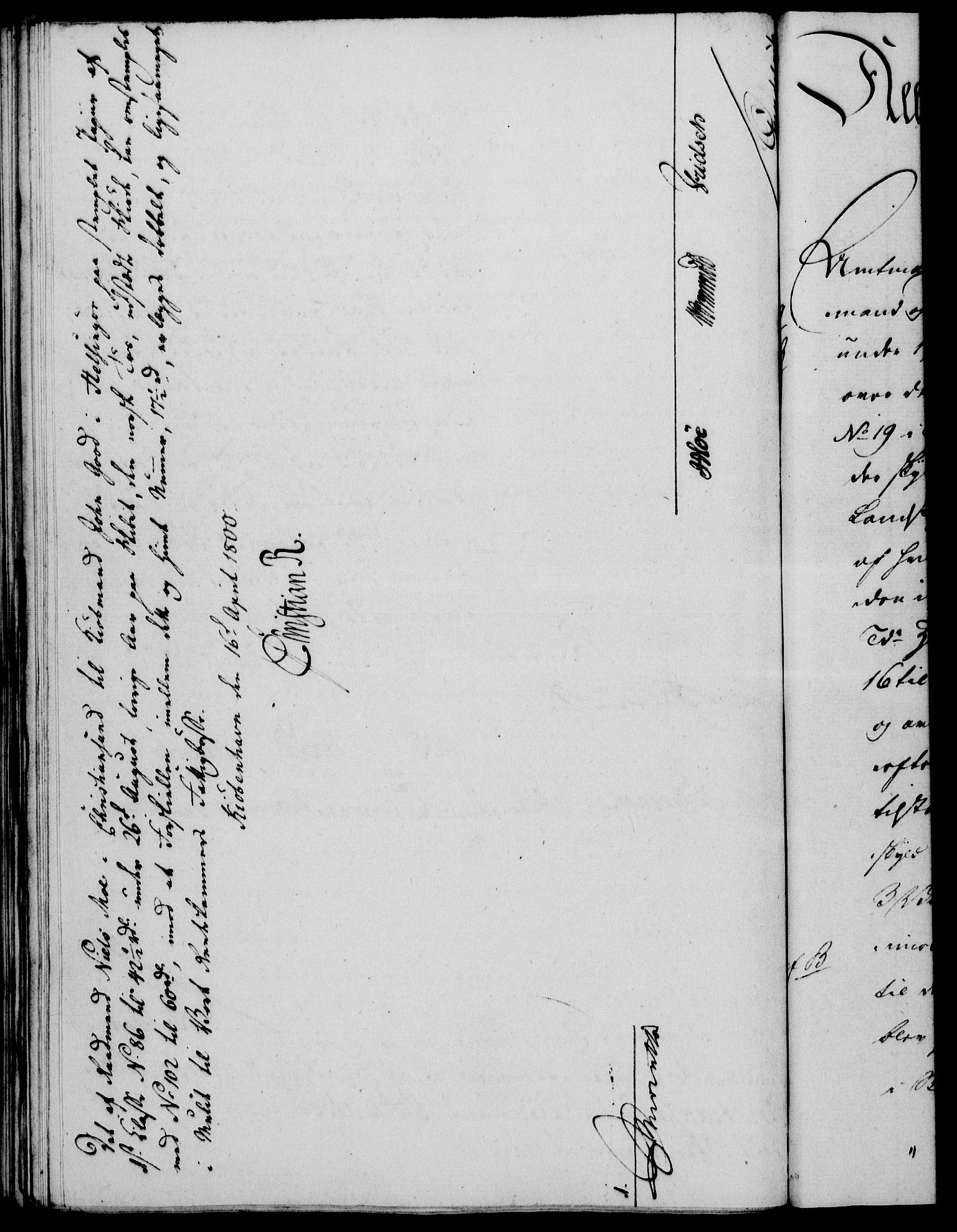 Rentekammeret, Kammerkanselliet, RA/EA-3111/G/Gf/Gfa/L0082: Norsk relasjons- og resolusjonsprotokoll (merket RK 52.82), 1800, p. 227