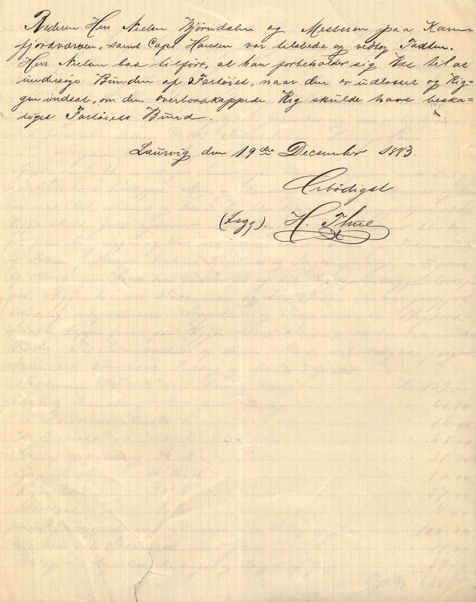 Pa 63 - Østlandske skibsassuranceforening, VEMU/A-1079/G/Ga/L0016/0003: Havaridokumenter / Triton, Bervadors Held, Anastasia, Amicitia, 1883, p. 72