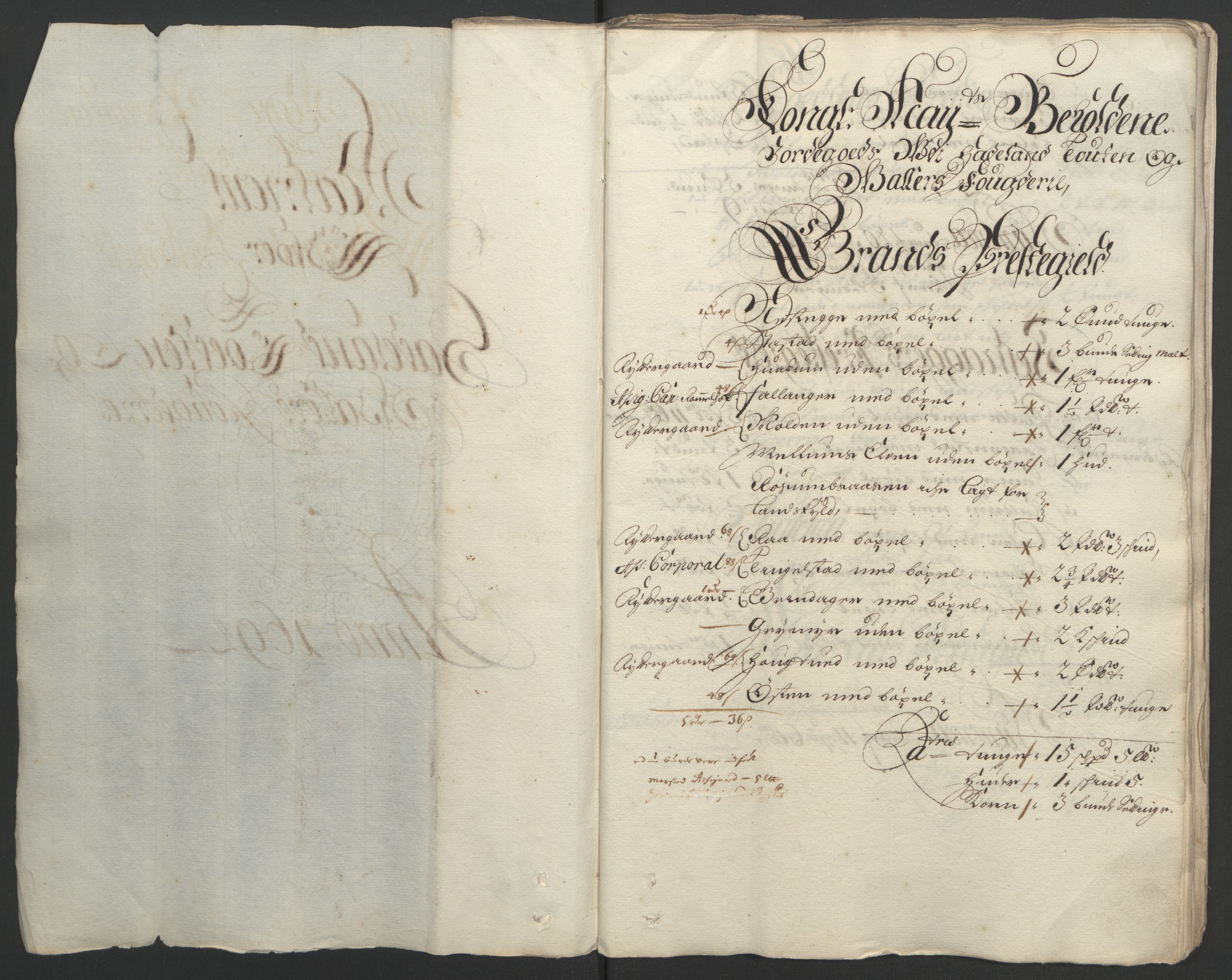 Rentekammeret inntil 1814, Reviderte regnskaper, Fogderegnskap, RA/EA-4092/R18/L1292: Fogderegnskap Hadeland, Toten og Valdres, 1693-1694, p. 259