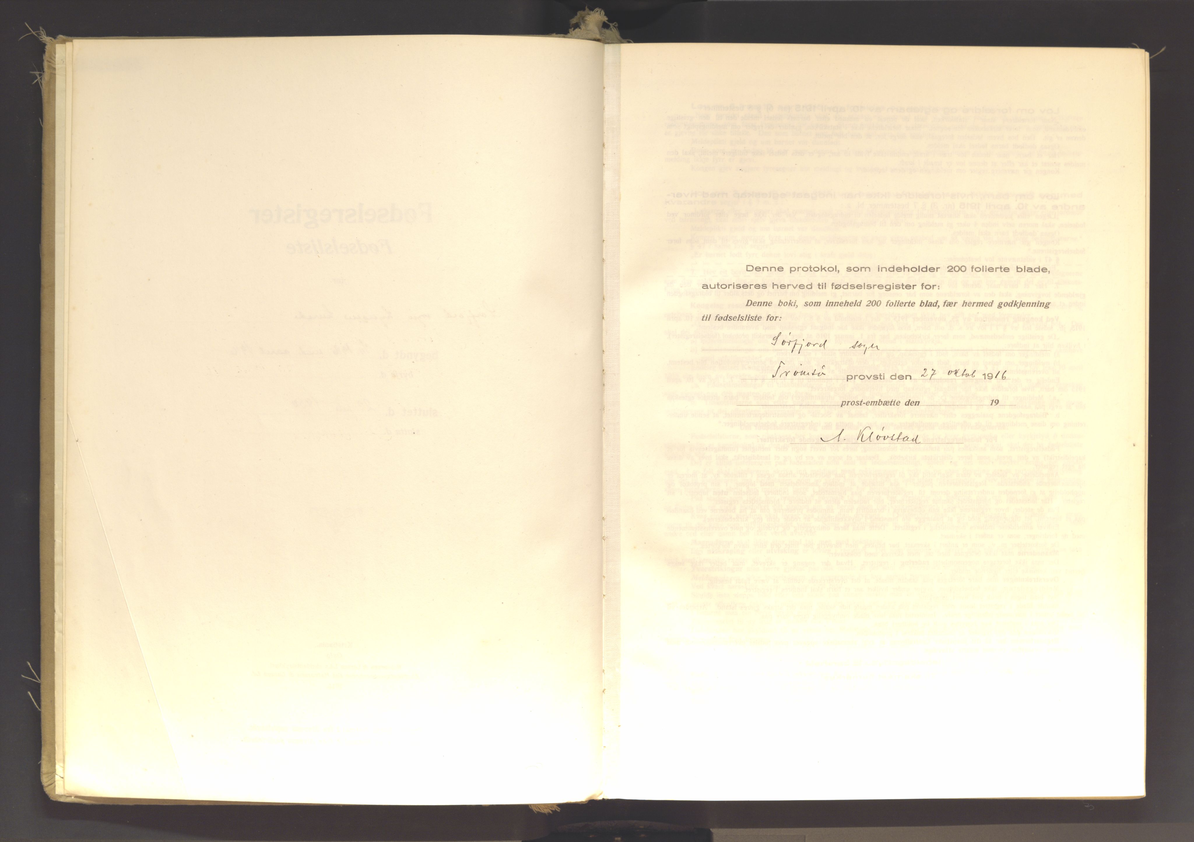 Lyngen sokneprestembete, SATØ/S-1289/I/Ia/L0078: Birth register no. 78, 1916-1950